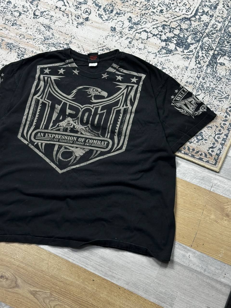 Tapout Crazy Vintage Y2K Tapout T Shirt Grunge Cybergoth Size US XL / EU 56 / 4 - 1 Thumbnail