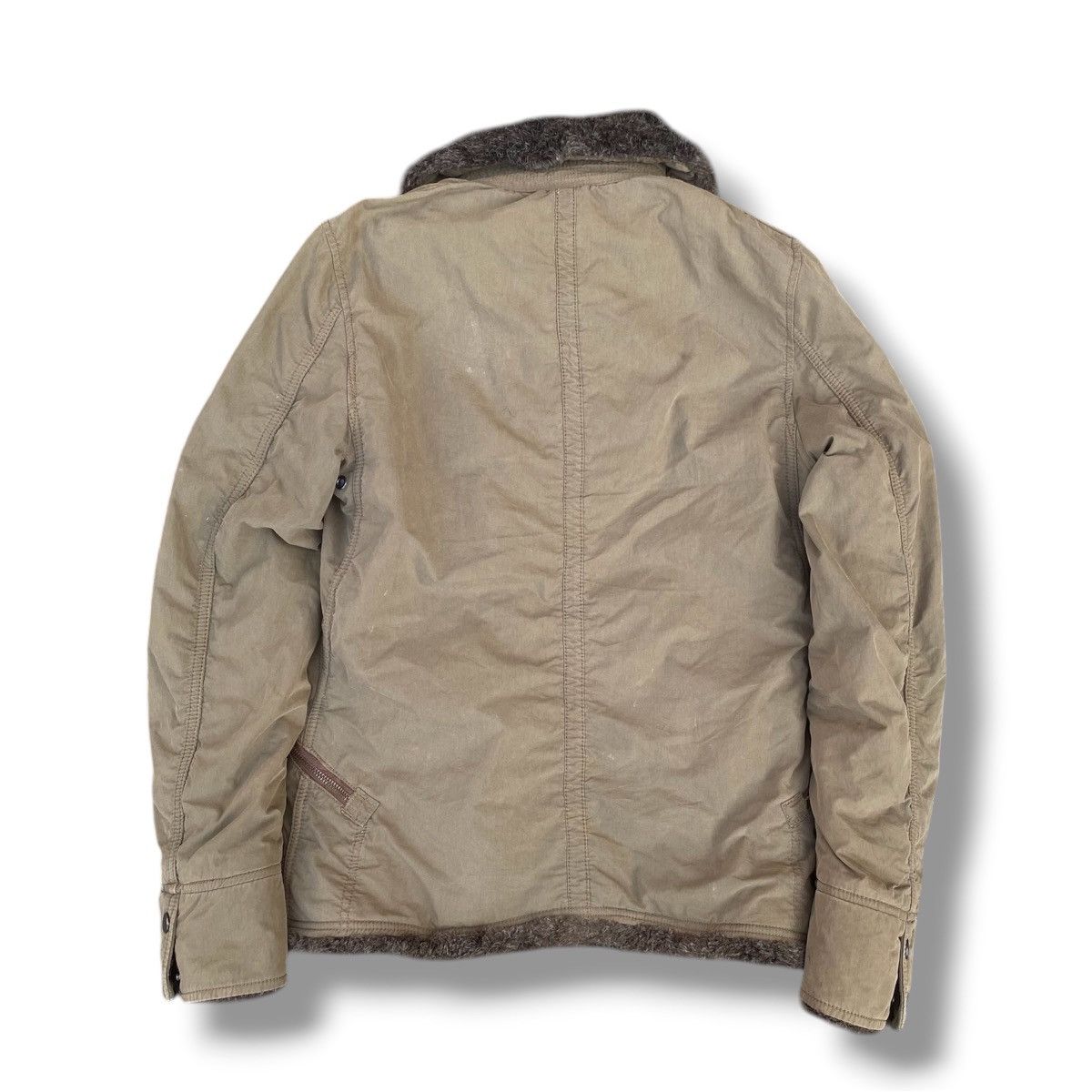 Le Grande Bleu (L.G.B.) Vintage Johnbull Kojima Faux Fur Jacket. #G7 Size US S / EU 44-46 / 1 - 5 Thumbnail