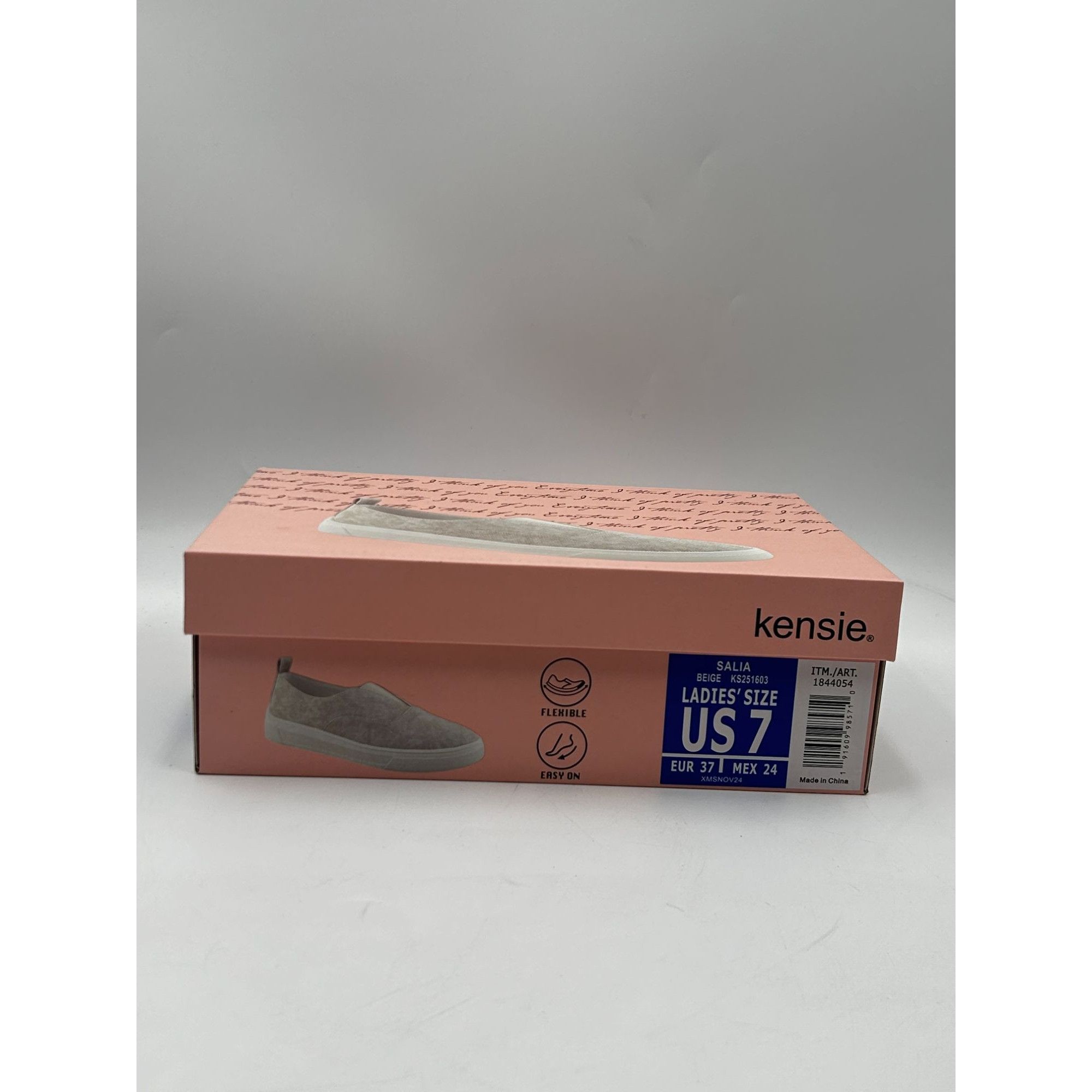 Other Kensie Salia Slip On Sneakers Women US 7 Beige Canvas Casual Size US 7 / IT 37 - 6 Thumbnail