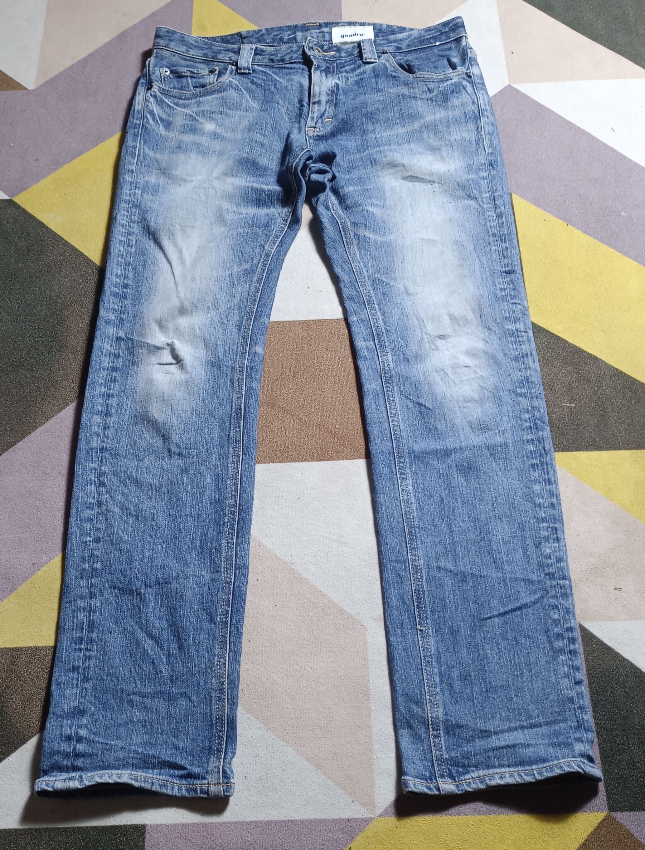 Le Grande Bleu (L.G.B.) Quadro Medio Japan Denim Jeans Size US 32 / EU 48 - 3 Thumbnail