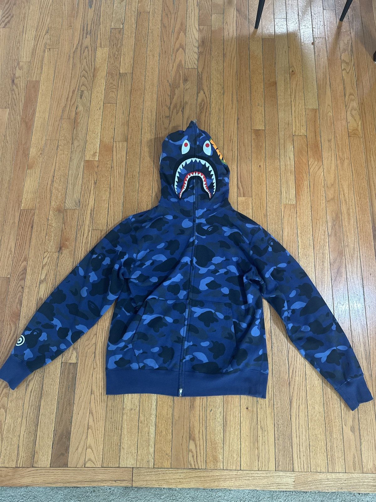 Bape Color Camo Shark Full Zip Hoodie Size US XXL / EU 58 / 5 - 1 Thumbnail