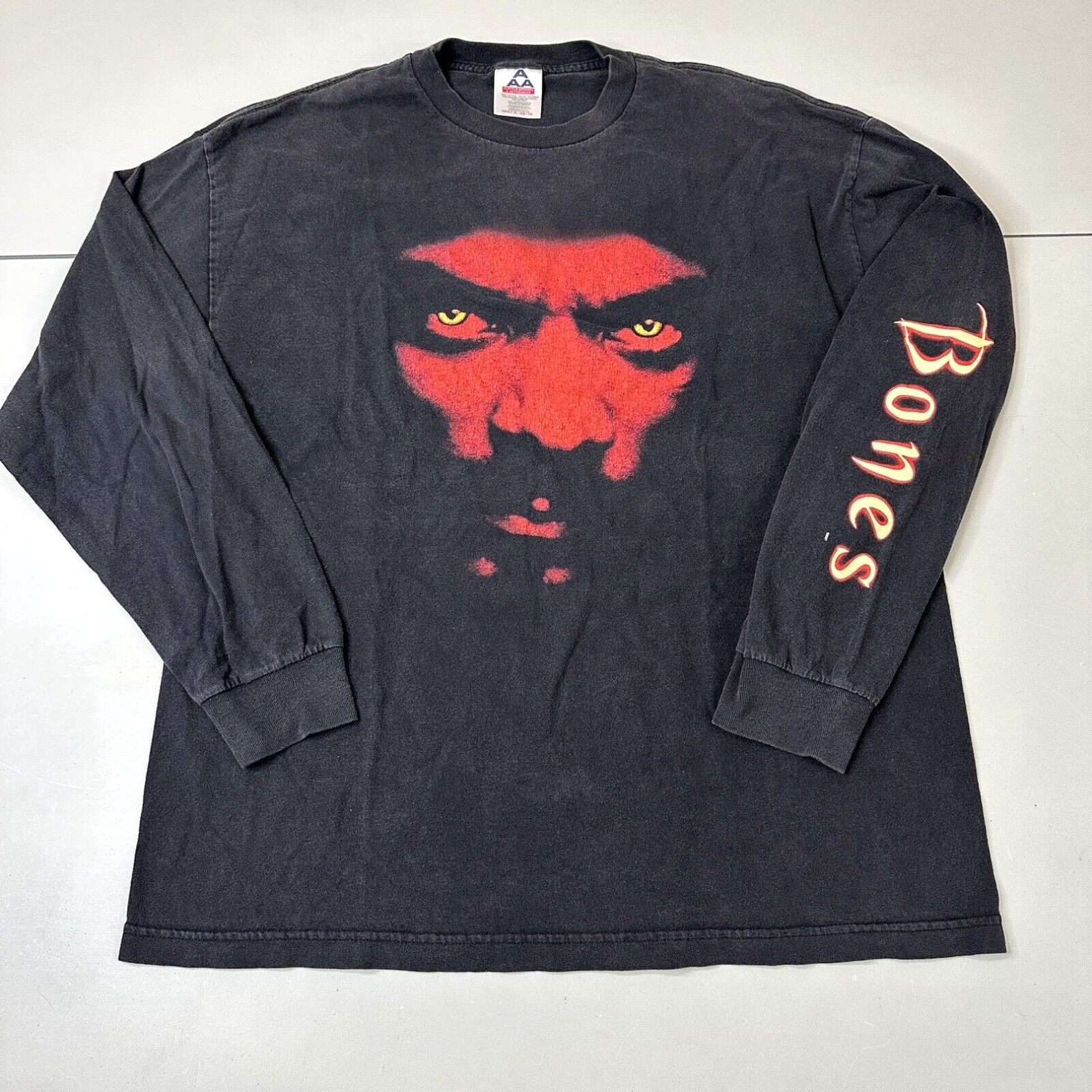 image of Vintage Snoop Dogg Shirt 2001 Long Sleeve Bones Movie Promo Tee XL Hip Hop in White, Men's