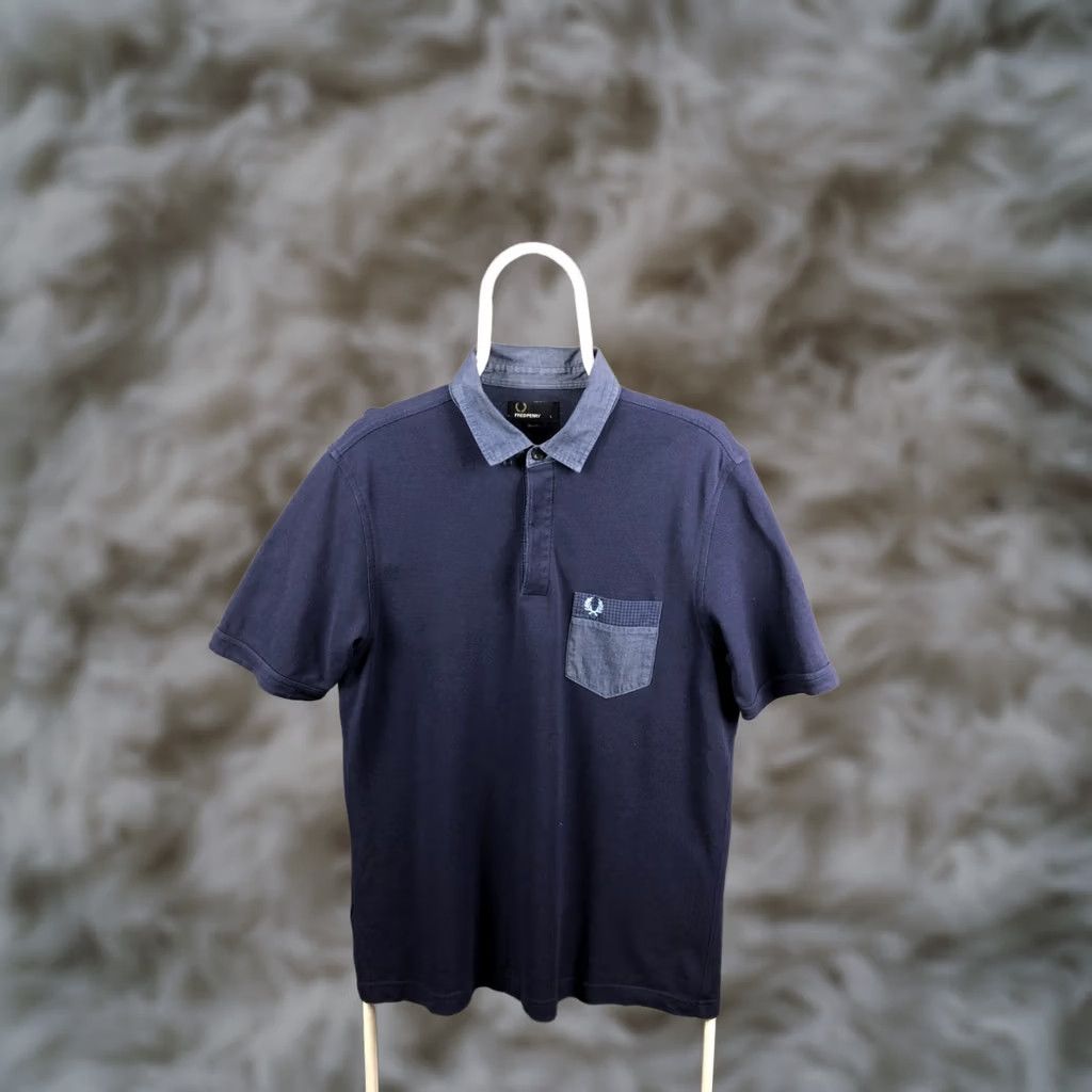 Fred Perry Fred Perry Shirt Mens L Blue Men Polo Size Cotton Short Sleeve Size US L / EU 52-54 / 3 - 1 Thumbnail