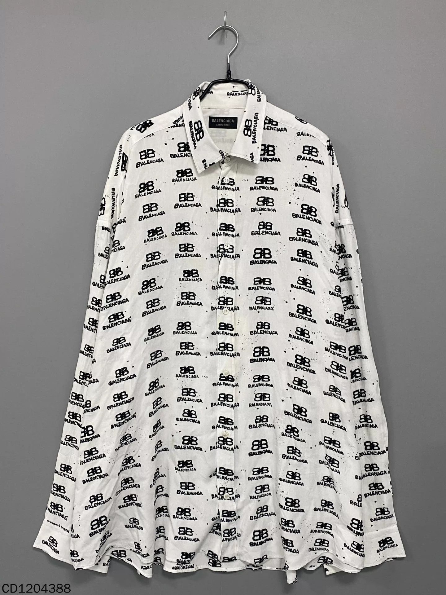 Balenciaga Balenciaga Graffiti BB Longsleeve 95 New Sz2 Stains Size US M / EU 48-50 / 2 - 1 Thumbnail