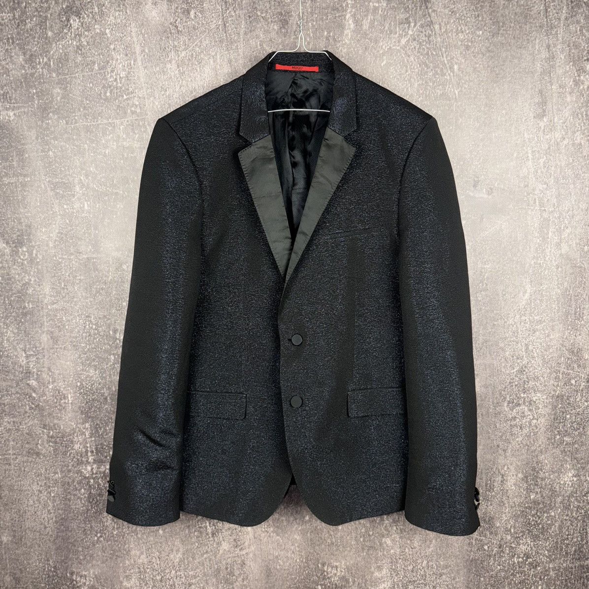 Hugo boss Red Label Navy Tuxedo satin Blazer jacket shine