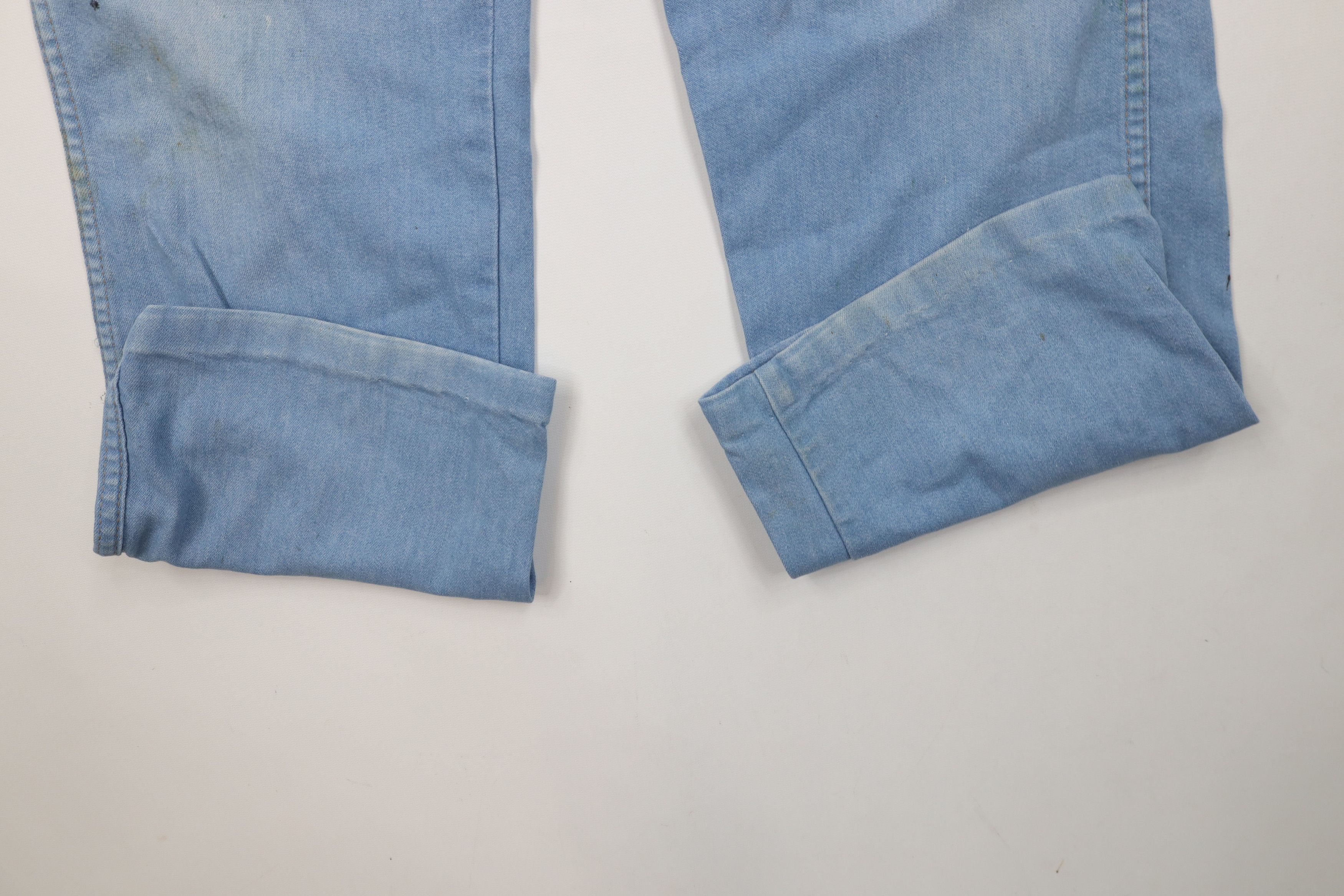 Vintage × Wrangler Vintage 70s 80s Wrangler Wide Leg Denim Jeans Cotton USA Size US 36 / EU 52 - 5 Thumbnail
