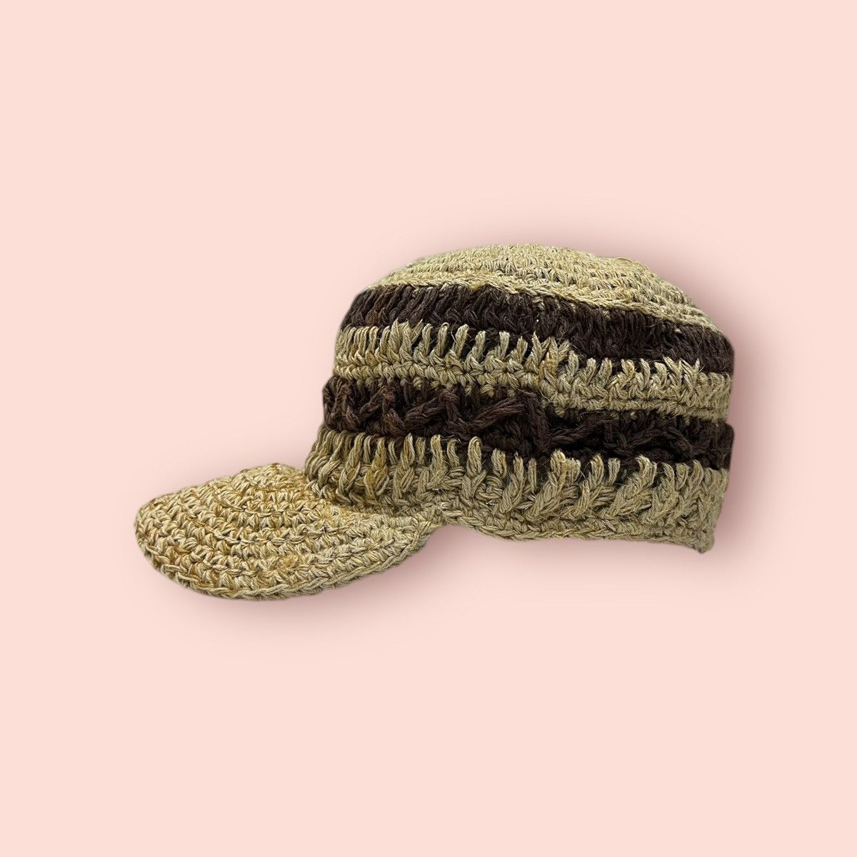 Global Work × Japanese Brand × Vintage VINTAGE GLOBAL WORK COTTON LINEN STRAW HAT Size ONE SIZE - 14 Thumbnail
