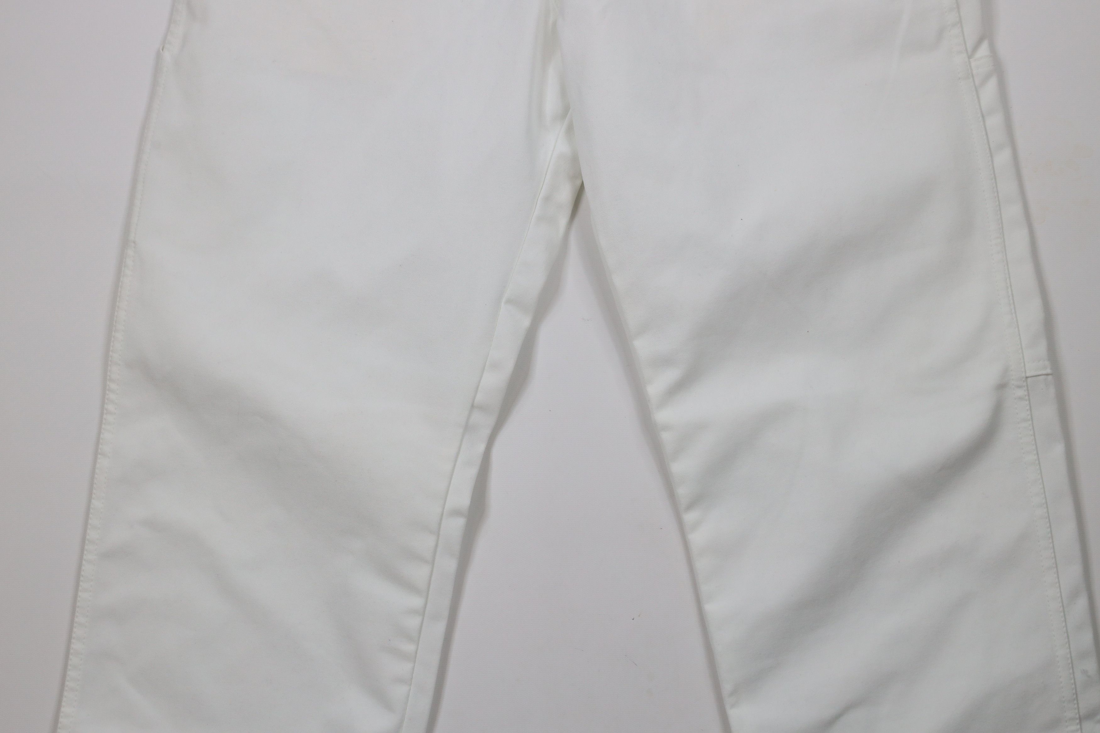 Dickies × Vintage Vintage Dickies Spell Wide Leg Dungaree Painter Pants White Size US 34 / EU 50 - 3 Thumbnail