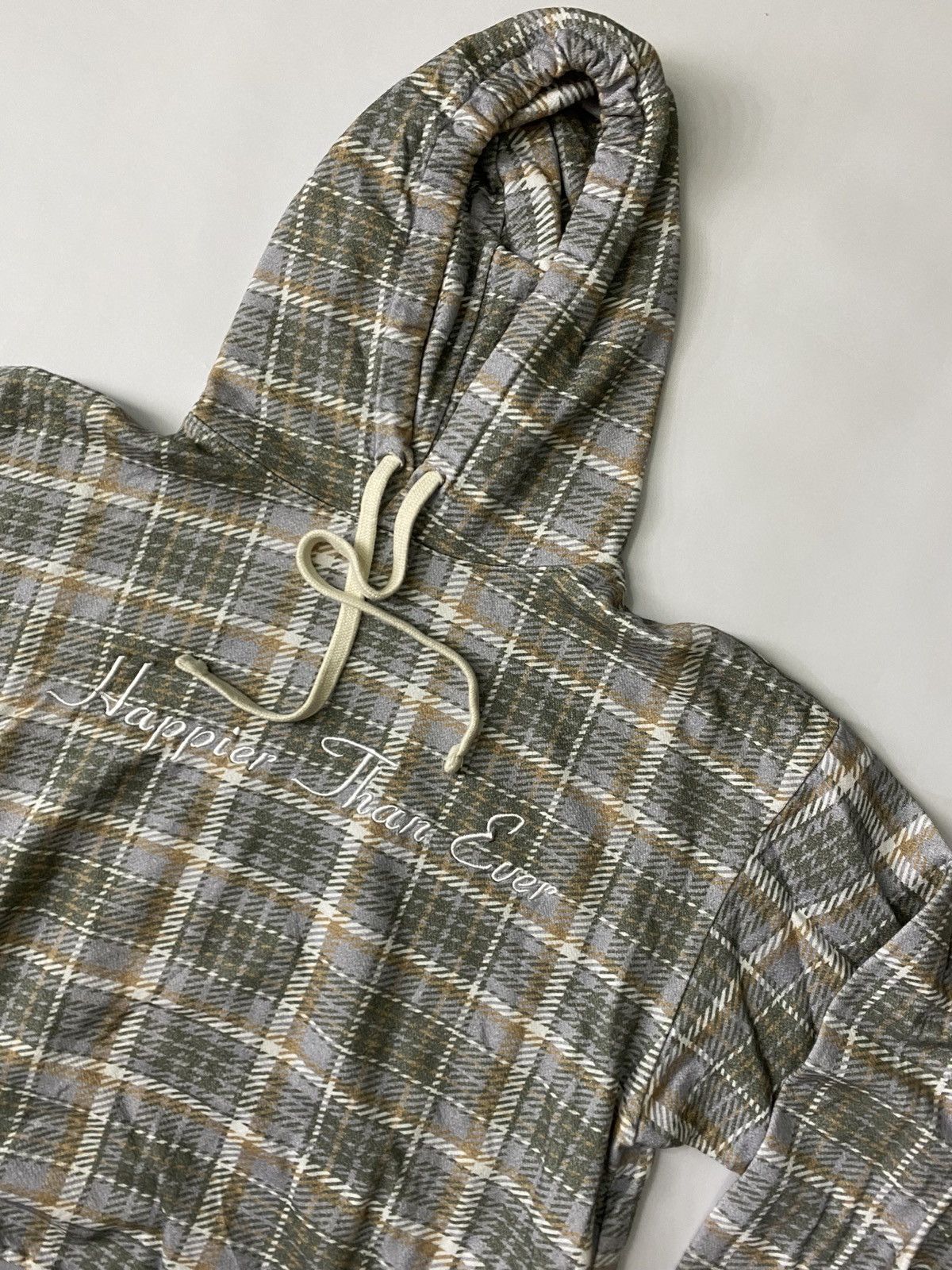 Band Tees HAPPIER THAN EVER PLAID HOODIE. Size US S / EU 44-46 / 1 - 4 Thumbnail