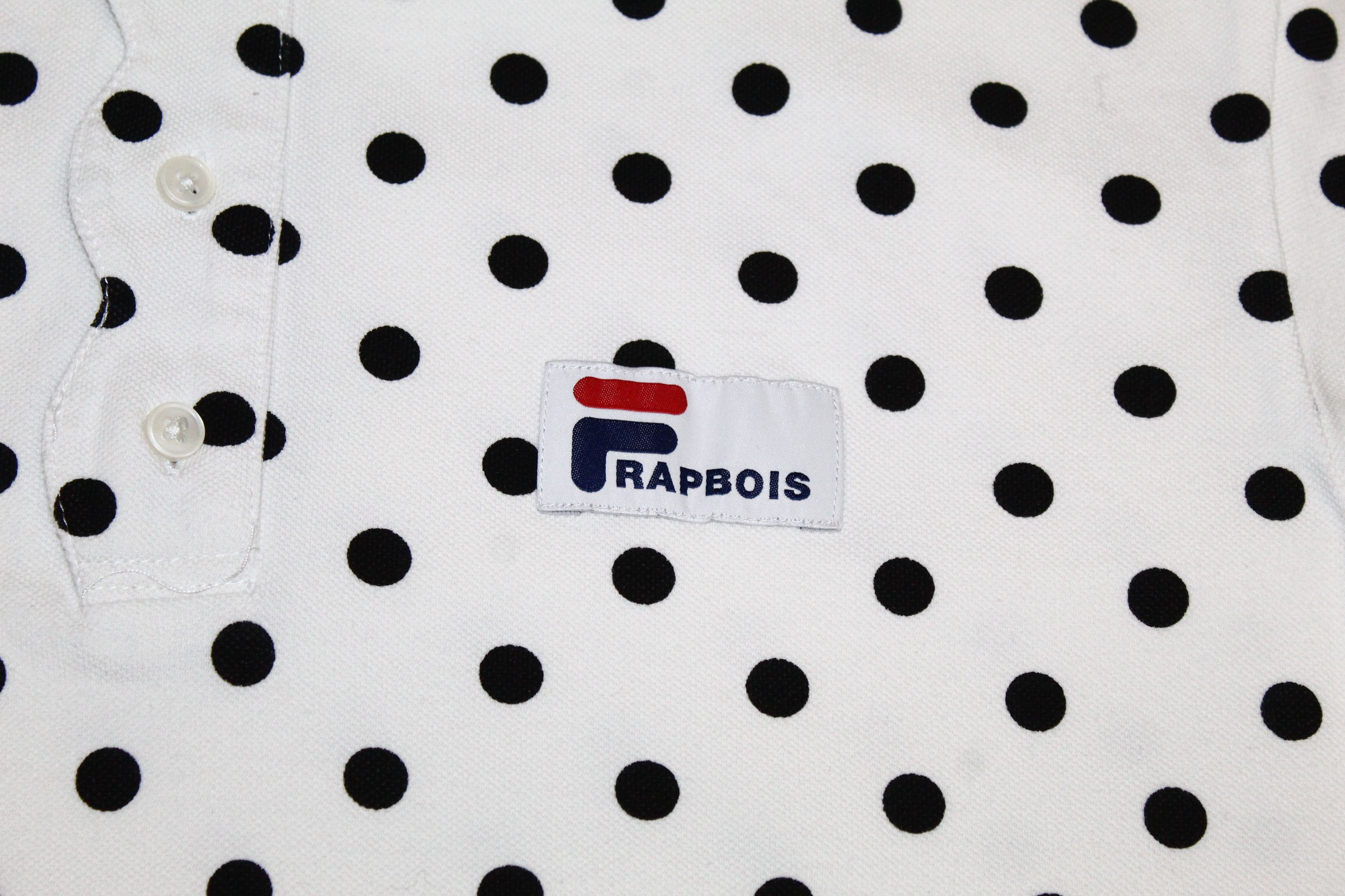 Frapbois Fila x Frapbois Issey Miyake Box Logo Dot Print Polo Shirt Size US S / EU 44-46 / 1 - 6 Thumbnail