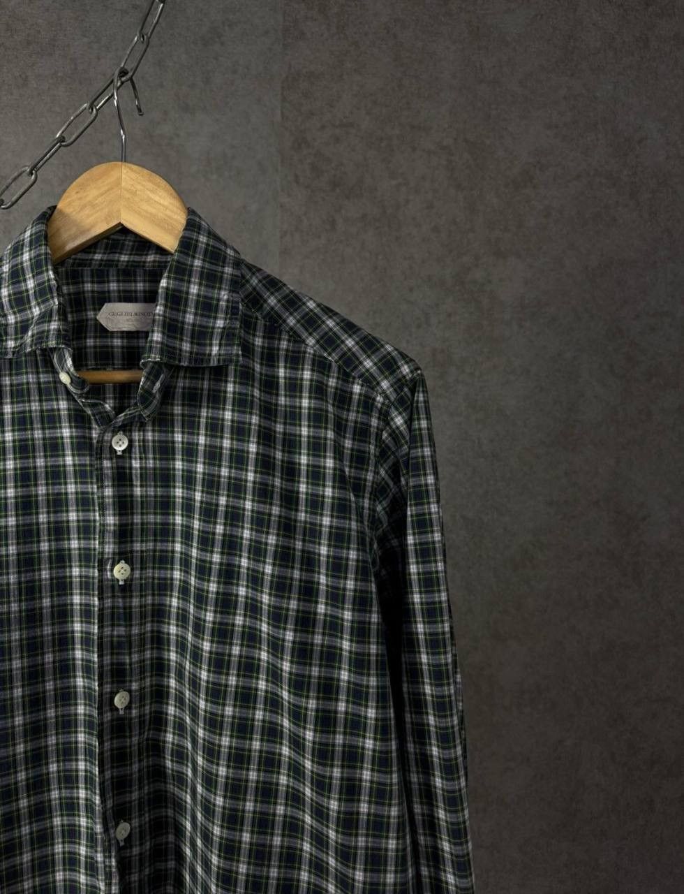 Vintage Guglielminotti Milano Italian designer shirt Size US L / EU 52-54 / 3 - 2 Thumbnail