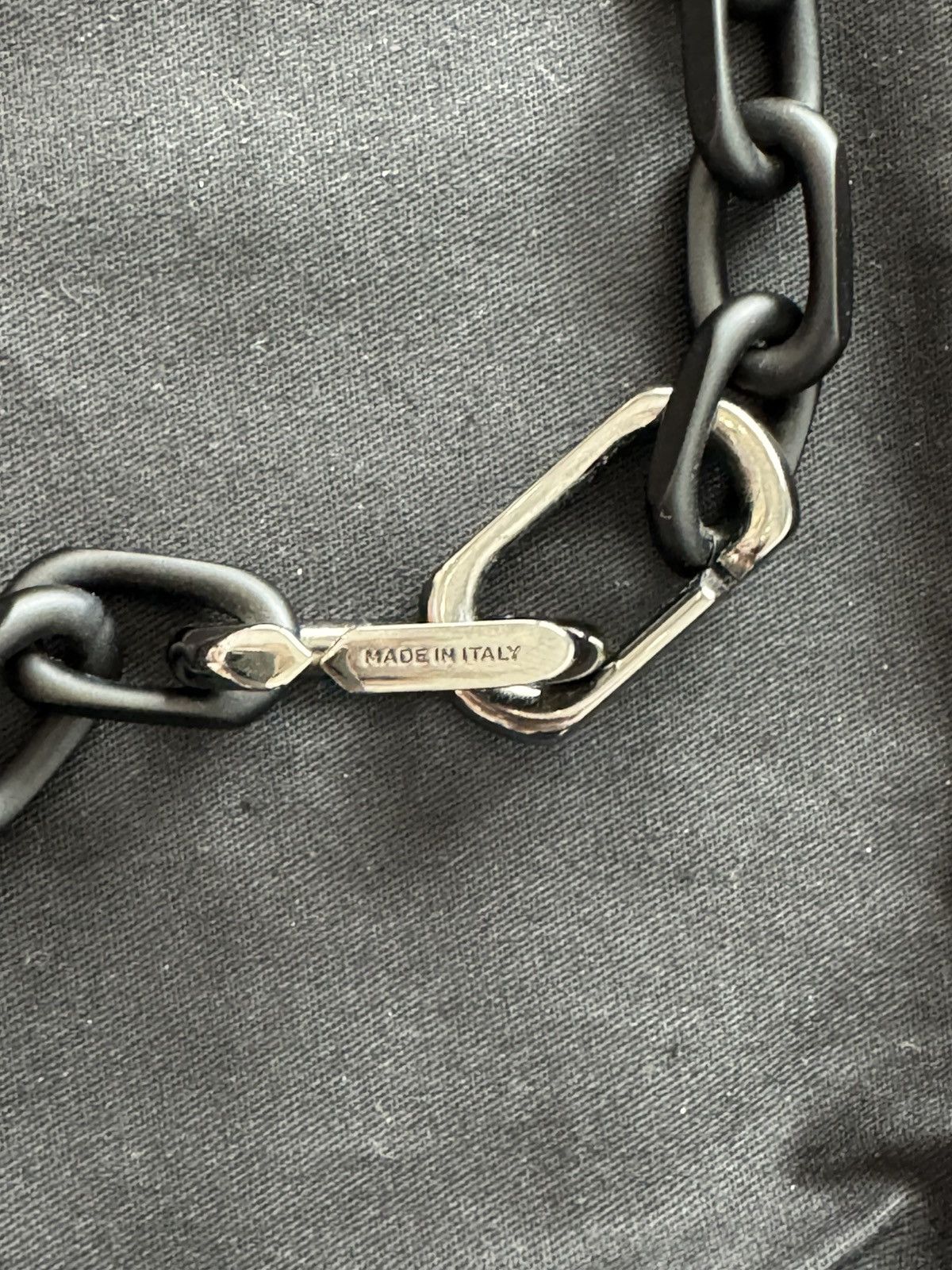 Givenchy GIVENCHY Black Crystal Lock Necklace Size ONE SIZE - 2 Thumbnail