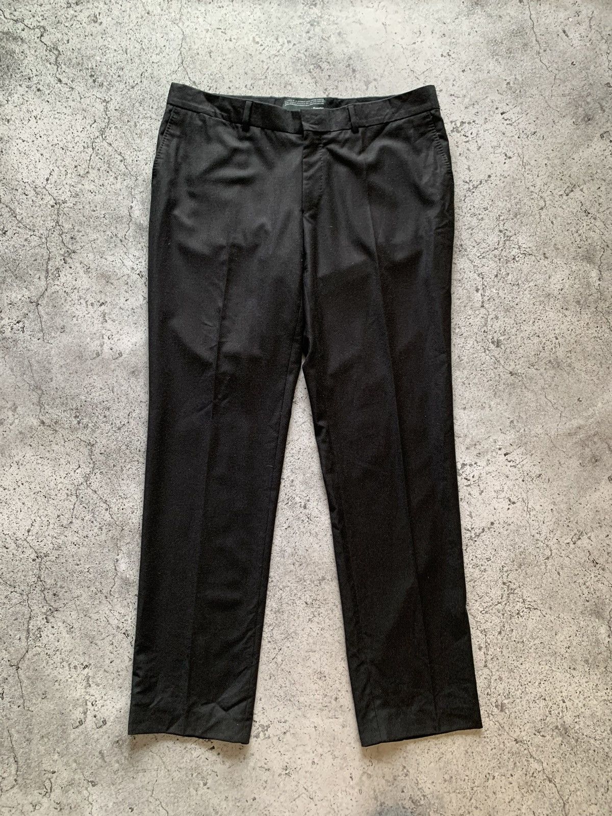 The Kooples Dark grey 100% WOOL PANTS Size US 36 / EU 52 - 2 Thumbnail