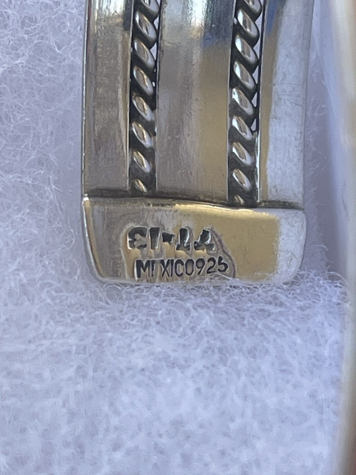 Vintage Sterling silver cuff bracelet Size ONE SIZE - 4 Thumbnail