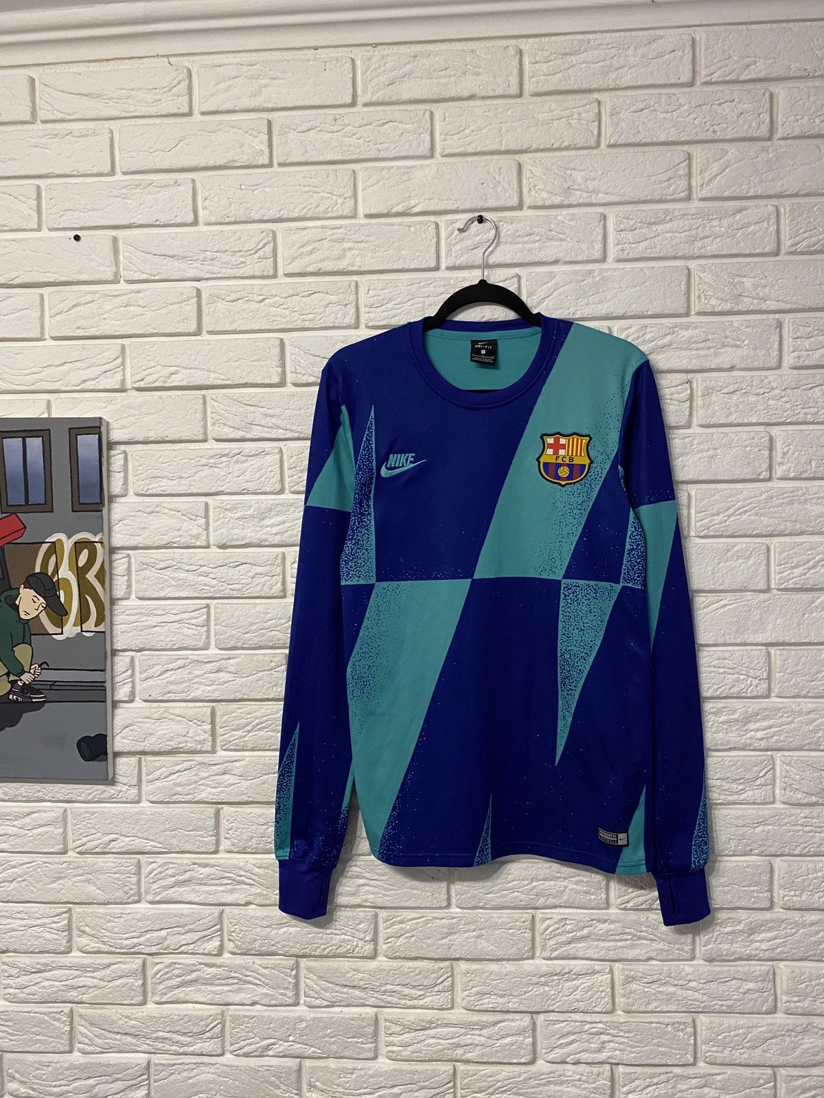 NIKE FC BARCELONA UEFA CHAMPIONS LEAGUE LONG SLEEVE PRE