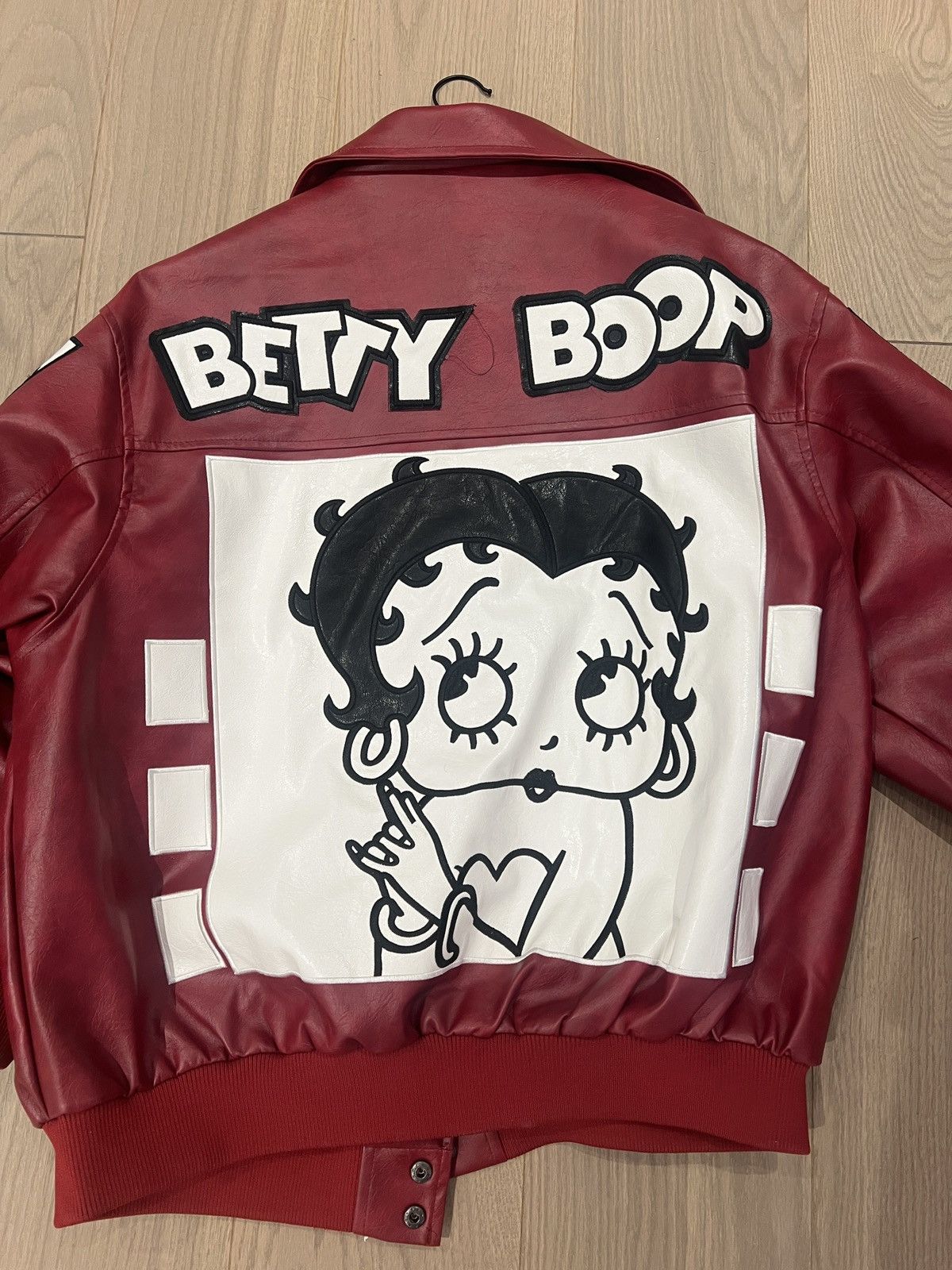 Vintage Betty Boop Multi-Panel Leather Jacket Size US XL / EU 56 / 4 - 2 Thumbnail