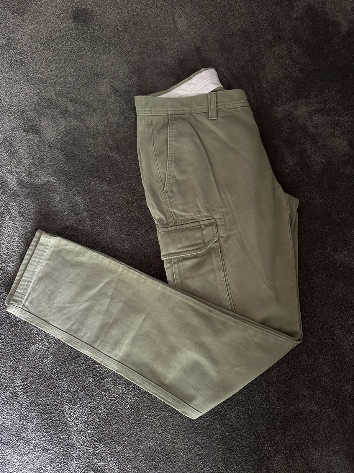 Gant GANT Cargo Pants Olive green Size US 32 / EU 48 - 3 Thumbnail