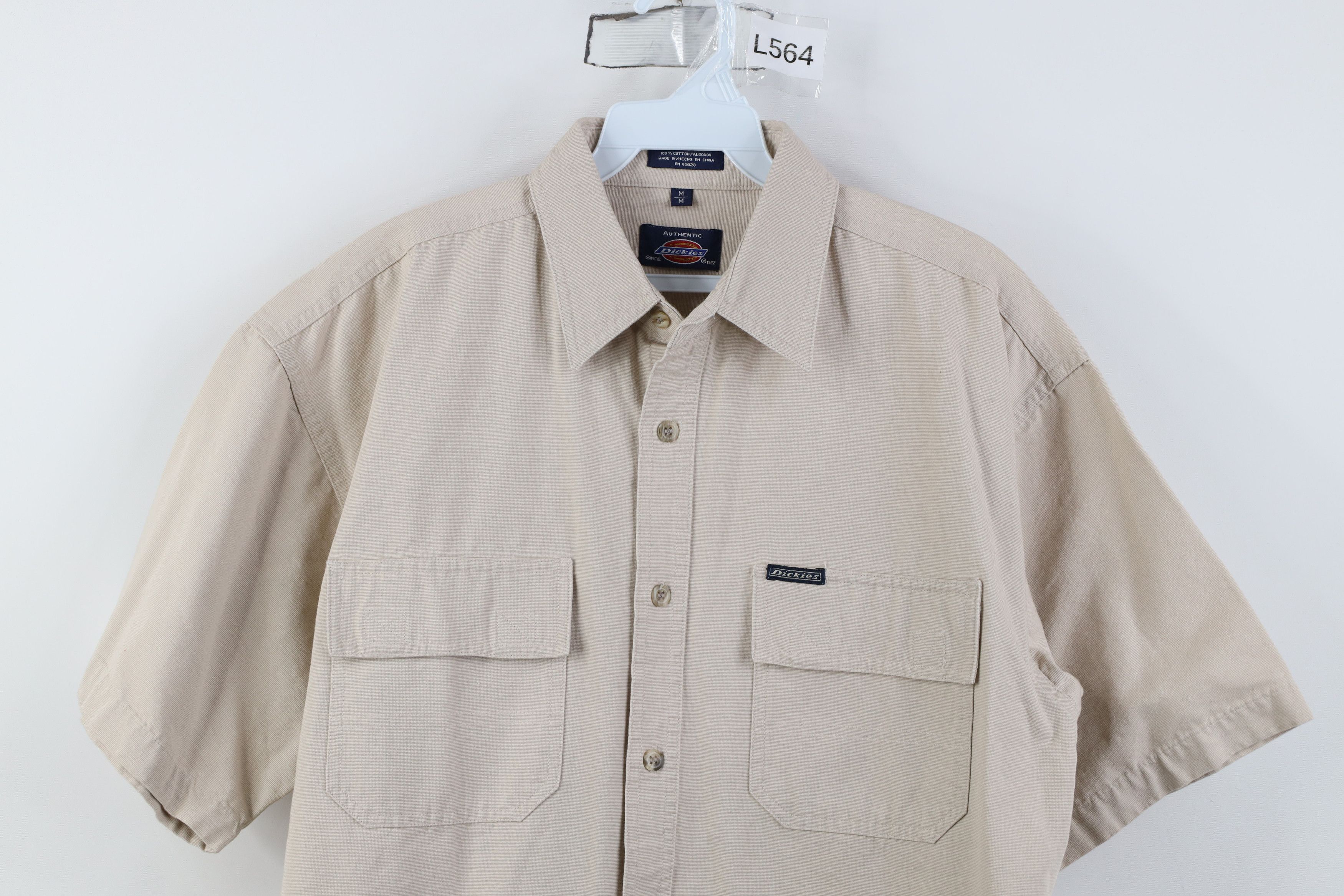 Dickies Vintage Dickies Heavyweight Canvas Short Sleeve Button Shirt Size US M / EU 48-50 / 2 - 2 Thumbnail