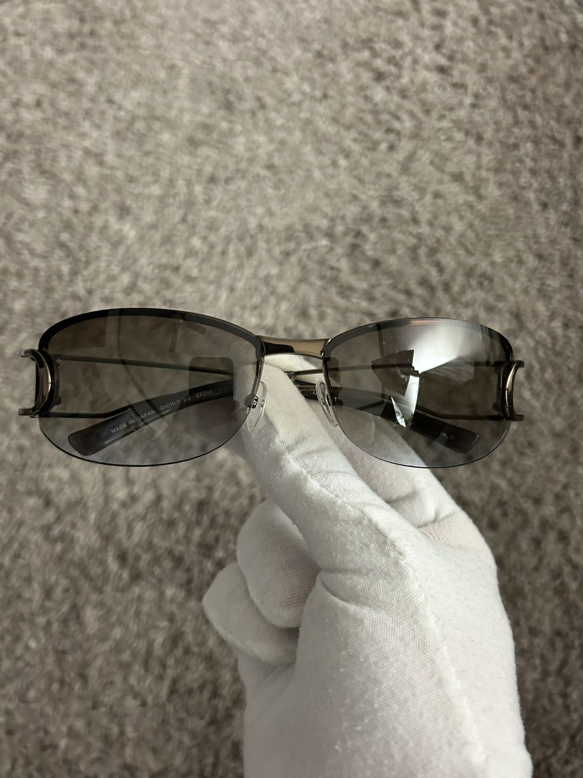 Dior Dior Diorly 2 Logo Sunglasses Size ONE SIZE - 4 Thumbnail