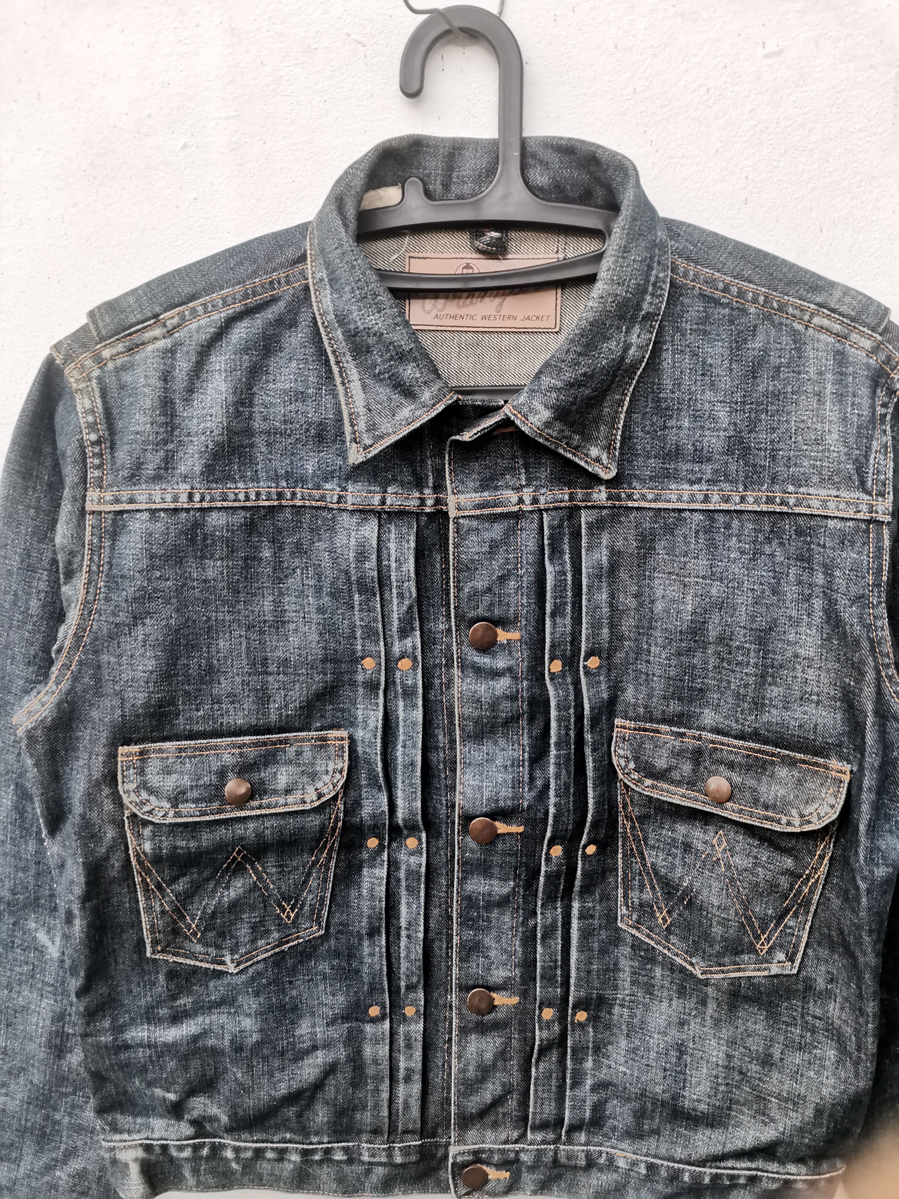 Vintage × Wrangler Rare vintage WRANGLER Trucker jacket Size US M / EU 48-50 / 2 - 8 Thumbnail