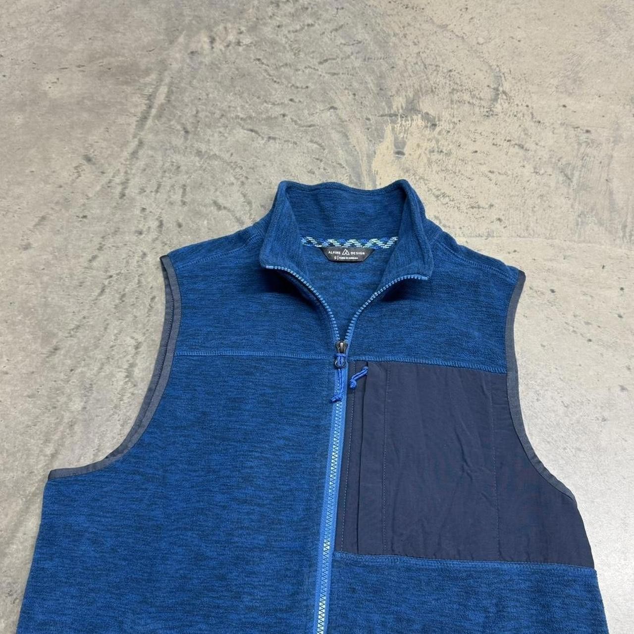 Japanese Brand × Vintage VTG Y2K Alpine Design Zip Up Fleece Vest Size US S / EU 44-46 / 1 - 2 Thumbnail