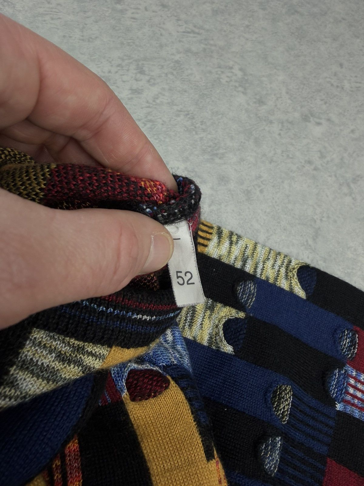 Other Montechiaro Wool Blend Knit Sweater Multicolor Size 52 Size US L / EU 52-54 / 3 - 8 Thumbnail