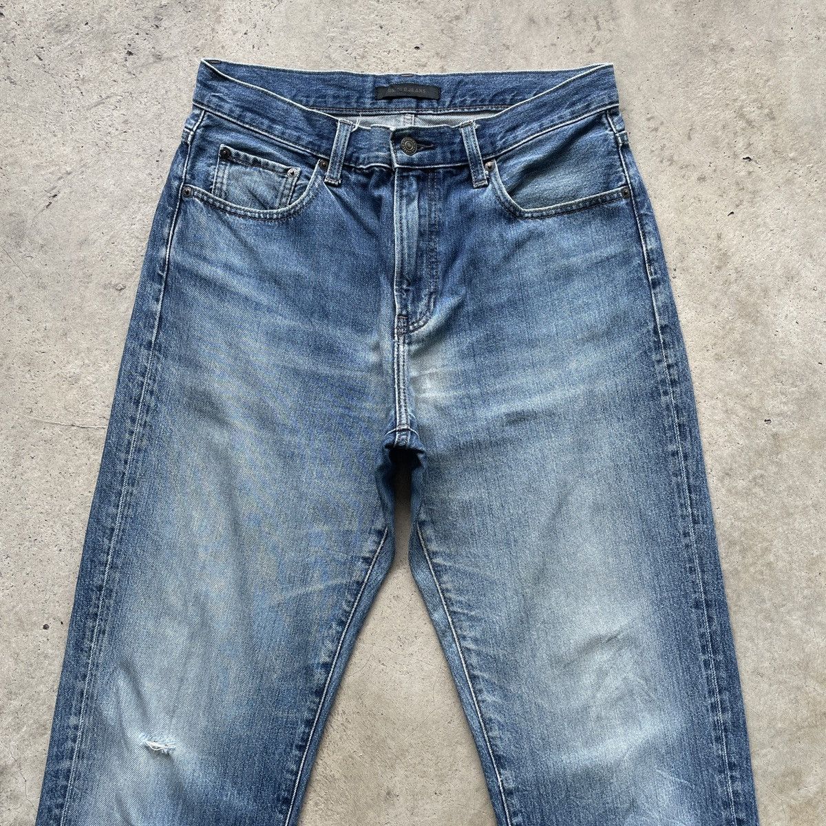 Japanese Brand × Jean × Vintage W31x29.5💥 Vintage Japanese Brand Faded Denim Jeans Pants Size US 31 - 3 Thumbnail