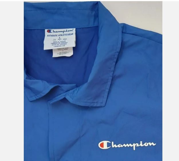 Champion Champion Classic Coach Jacket Waterproof Lightweight Size US L / EU 52-54 / 3 - 13 Thumbnail