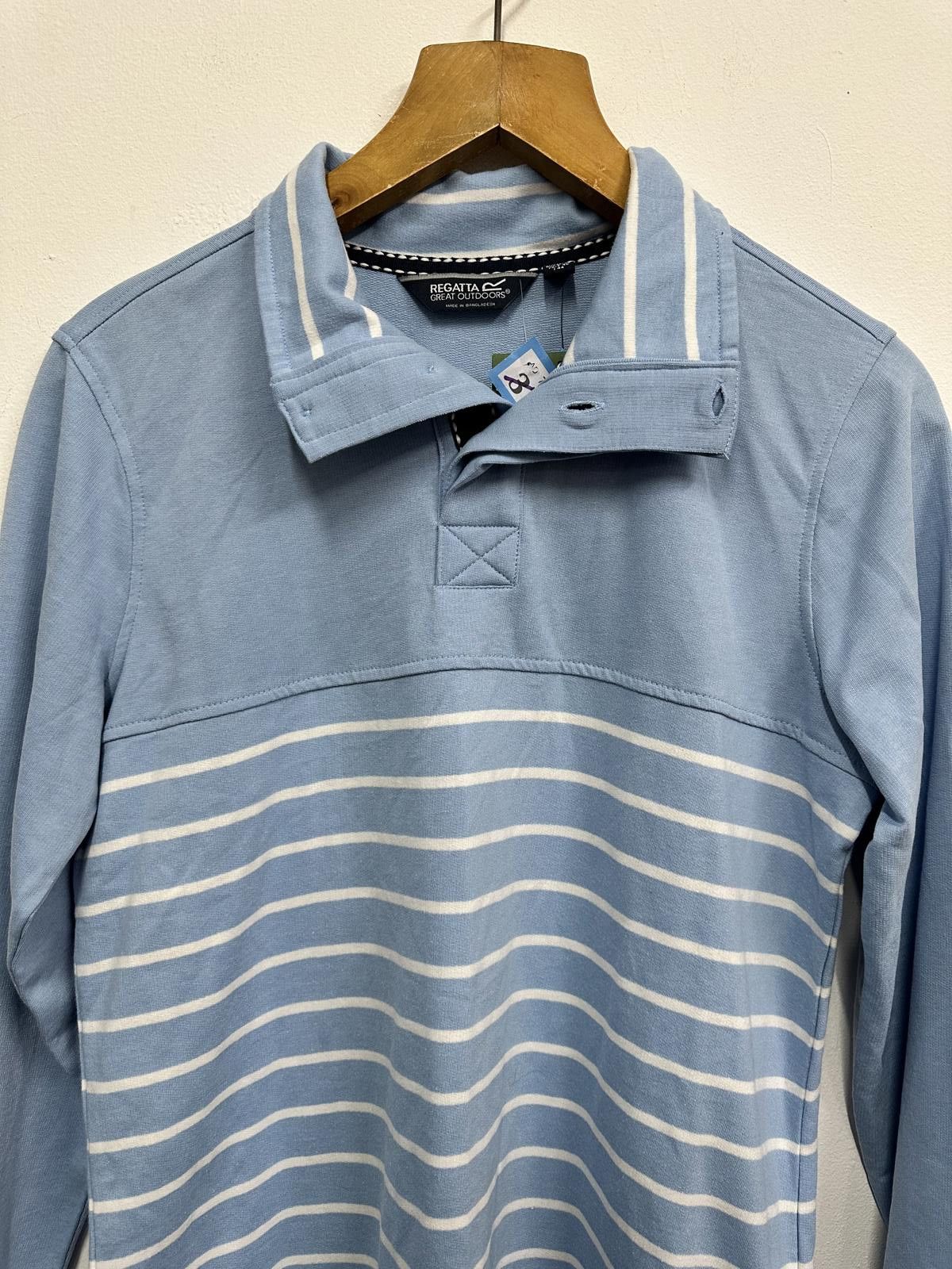 Other Regatta Great Outdoors Light Blue and White Striped Long-Sle Size US M / EU 48-50 / 2 - 2 Thumbnail