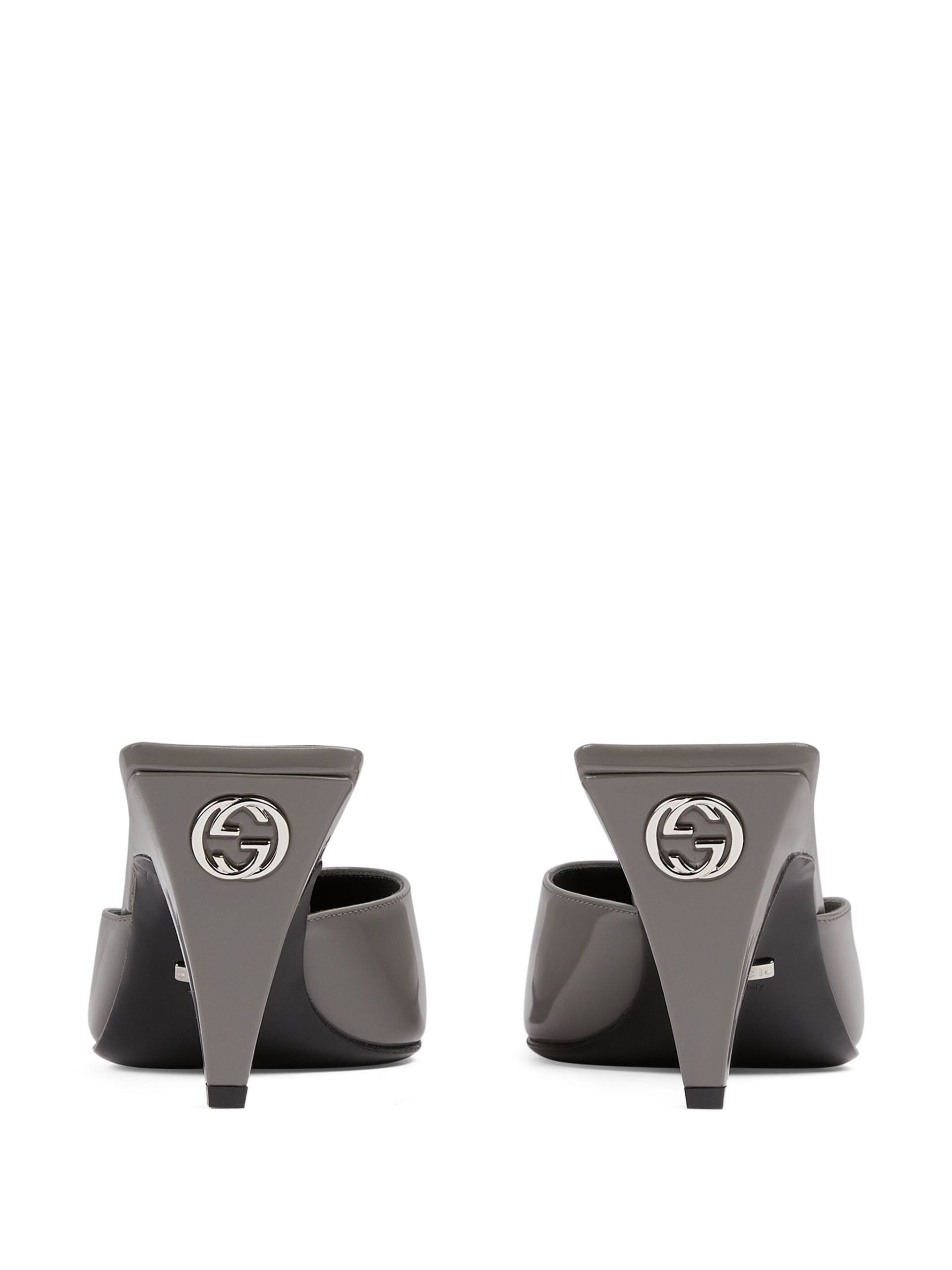 Gucci o1s1wg110225 Women's Mule Sandals in Steel Grey Size US 6 / IT 36 - 3 Thumbnail