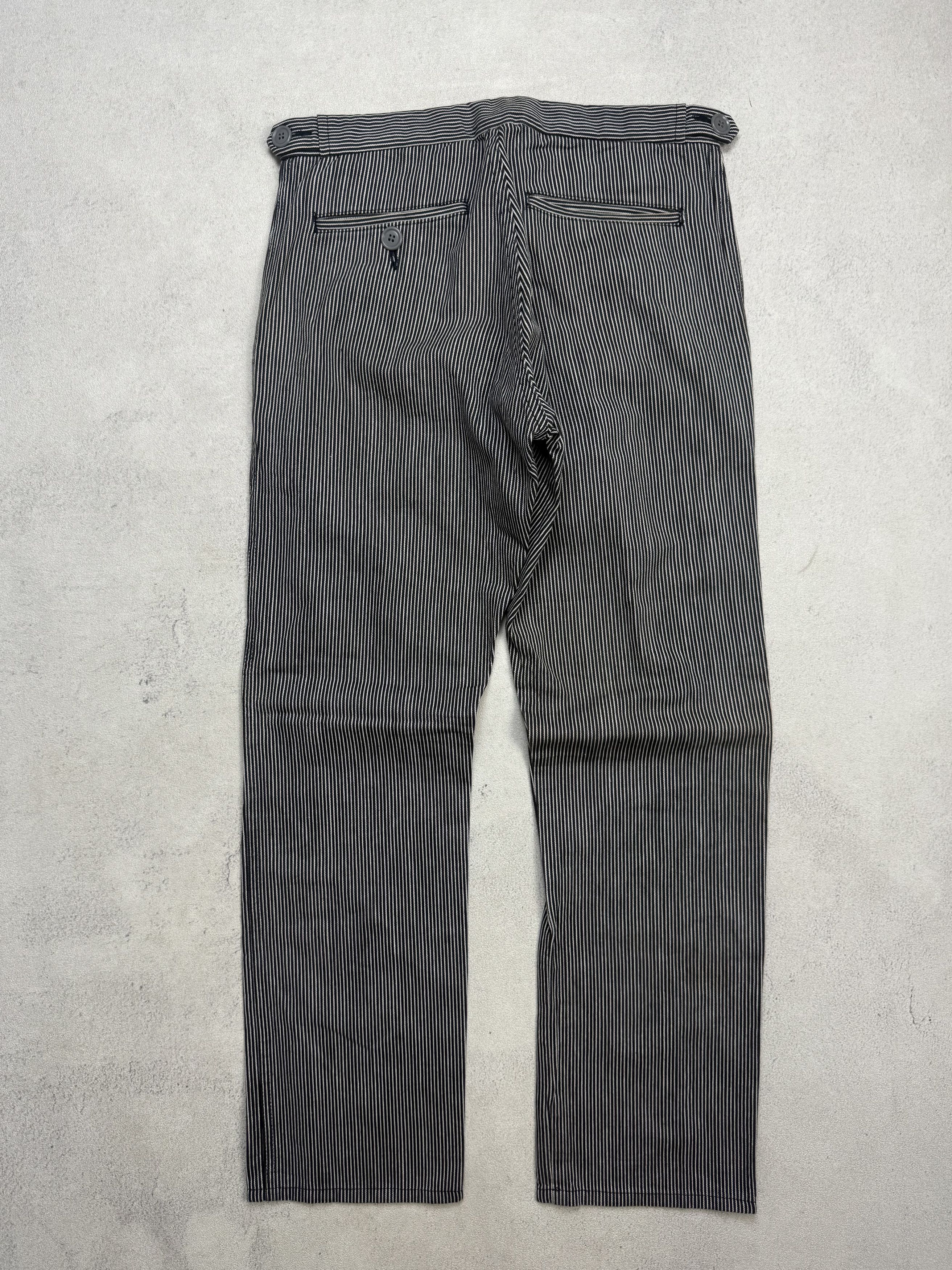 Comme des Garcons 2001 Comme Des Garcons Homme Plus Stripe Pants Size US 30 / EU 46 - 8 Thumbnail