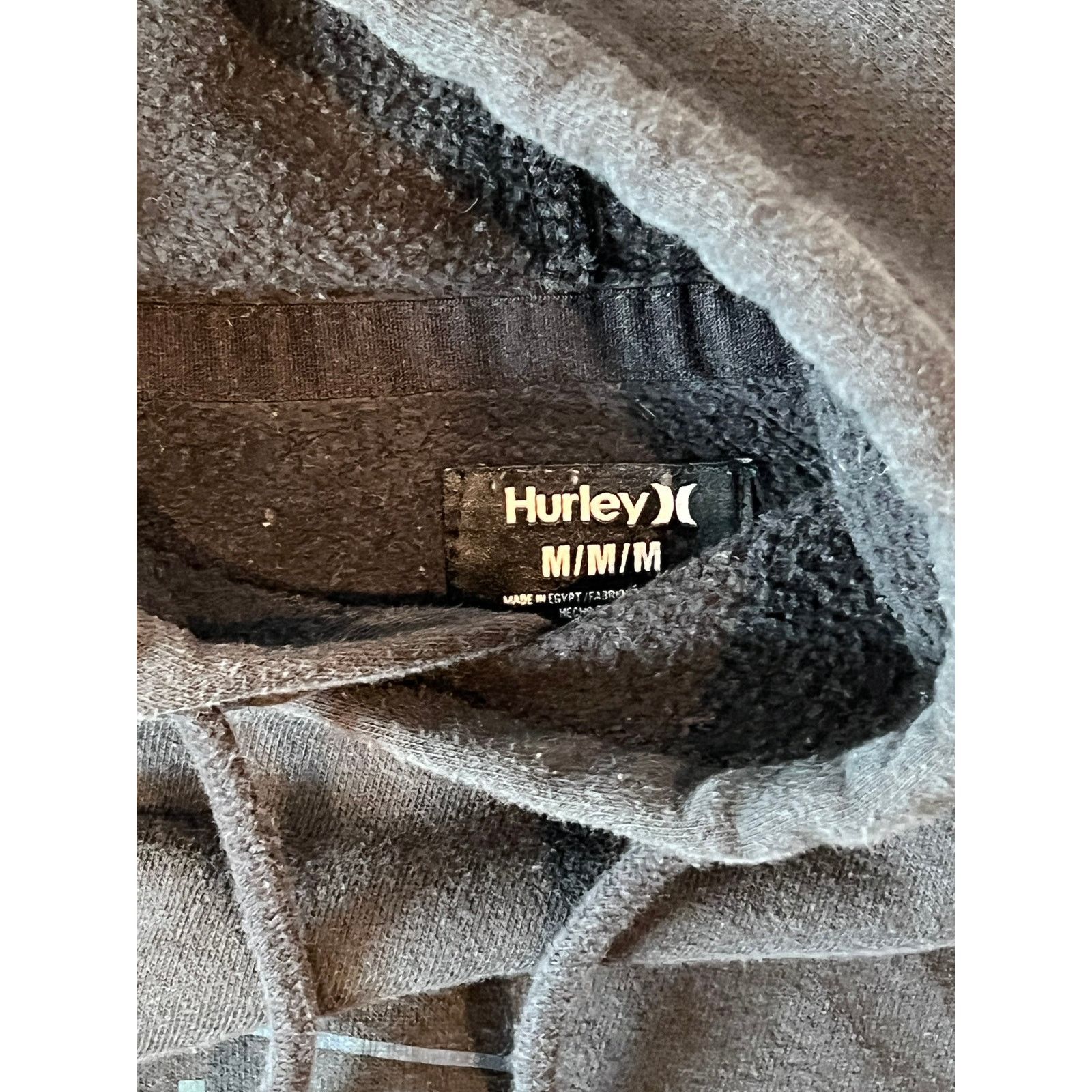 Hurley Hurley Charcoal Gray Hoodie Mens M Size US M / EU 48-50 / 2 - 3 Thumbnail