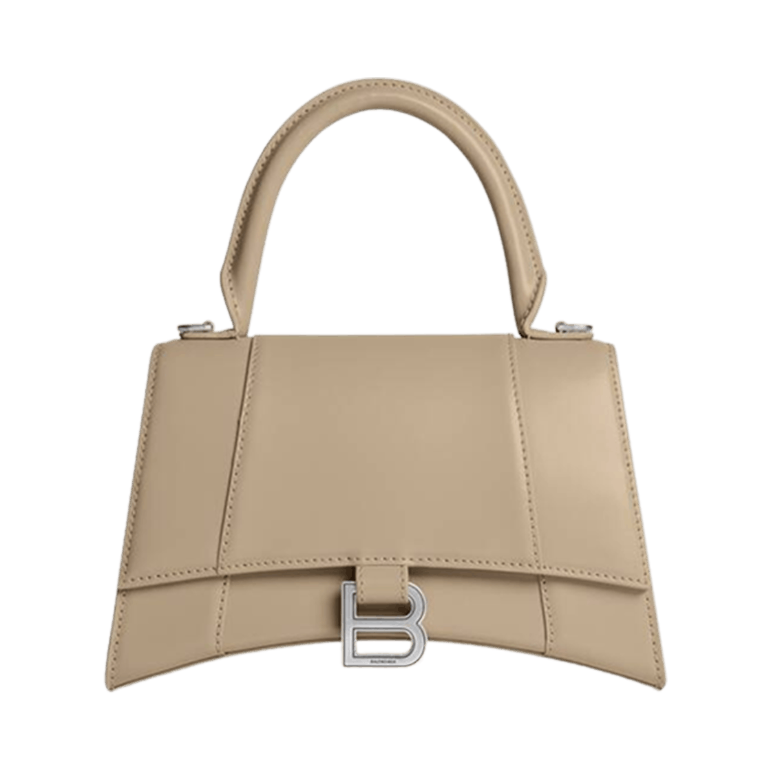 Balenciaga o1la1rc1a1225 Size: OS / Hourglass Handbag Small in Beige Size ONE SIZE - 1 Thumbnail