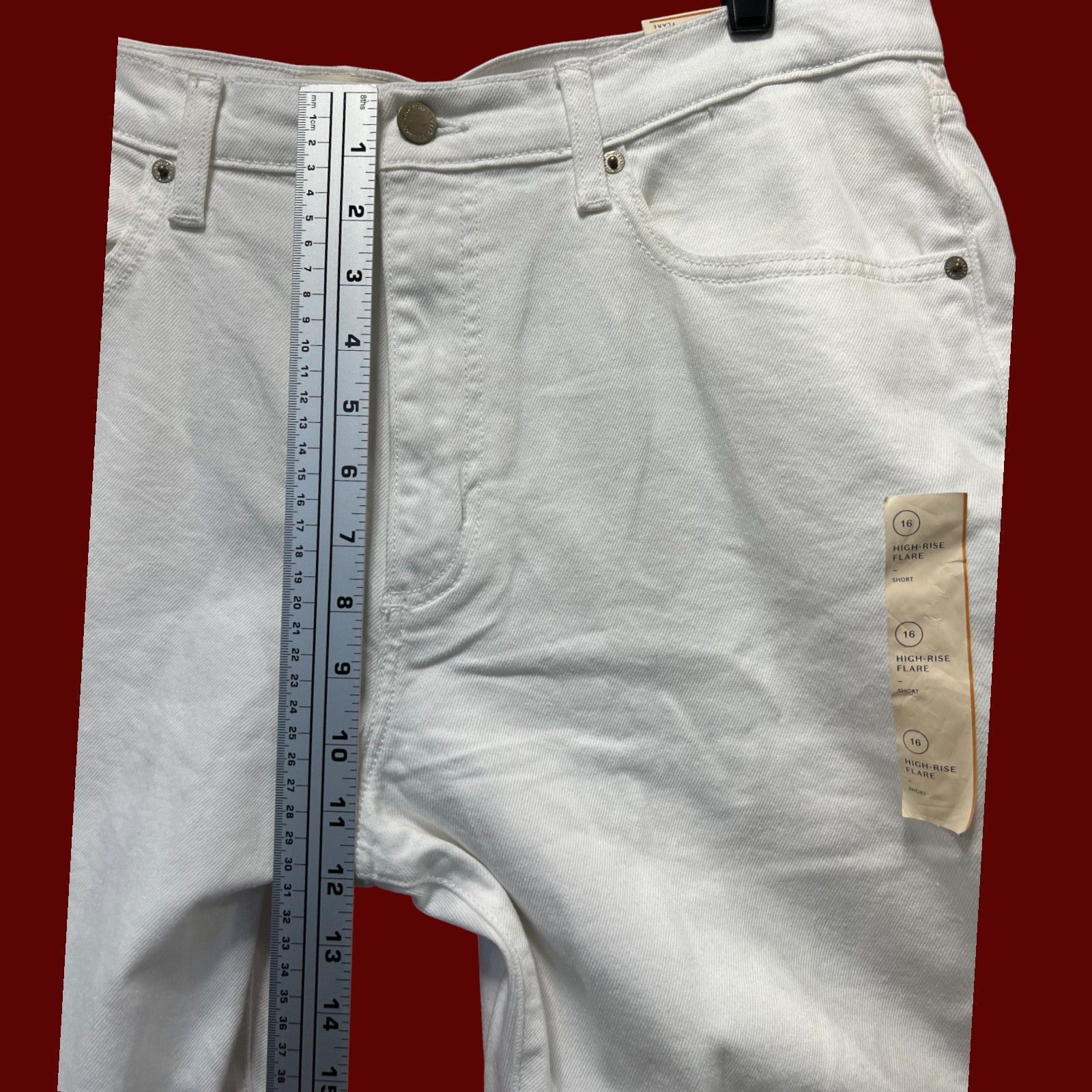 Other Universal Thread-Women's High Rise Flare Fitted Hip & Thigh Size 38" / US 16 / IT 52 - 5 Thumbnail