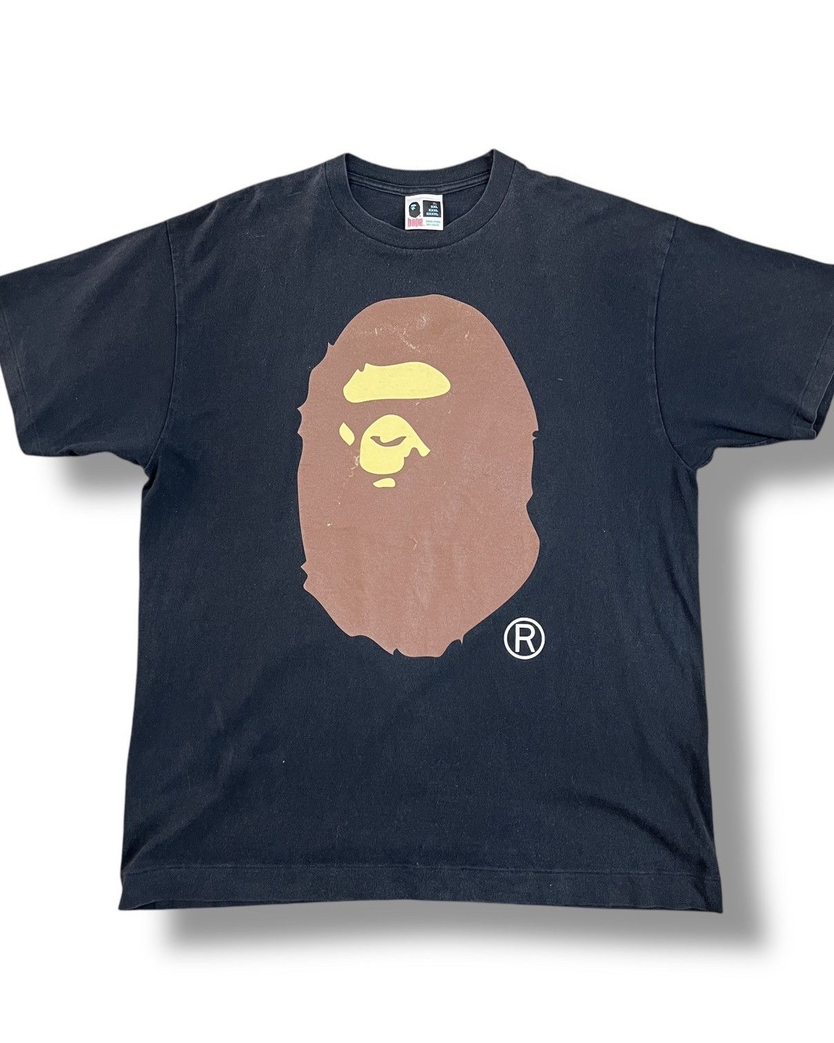 Bape Vintage BAPE Nigo Big Mirror Logo TShirt Japan Size US XL / EU 56 / 4 - 1 Thumbnail