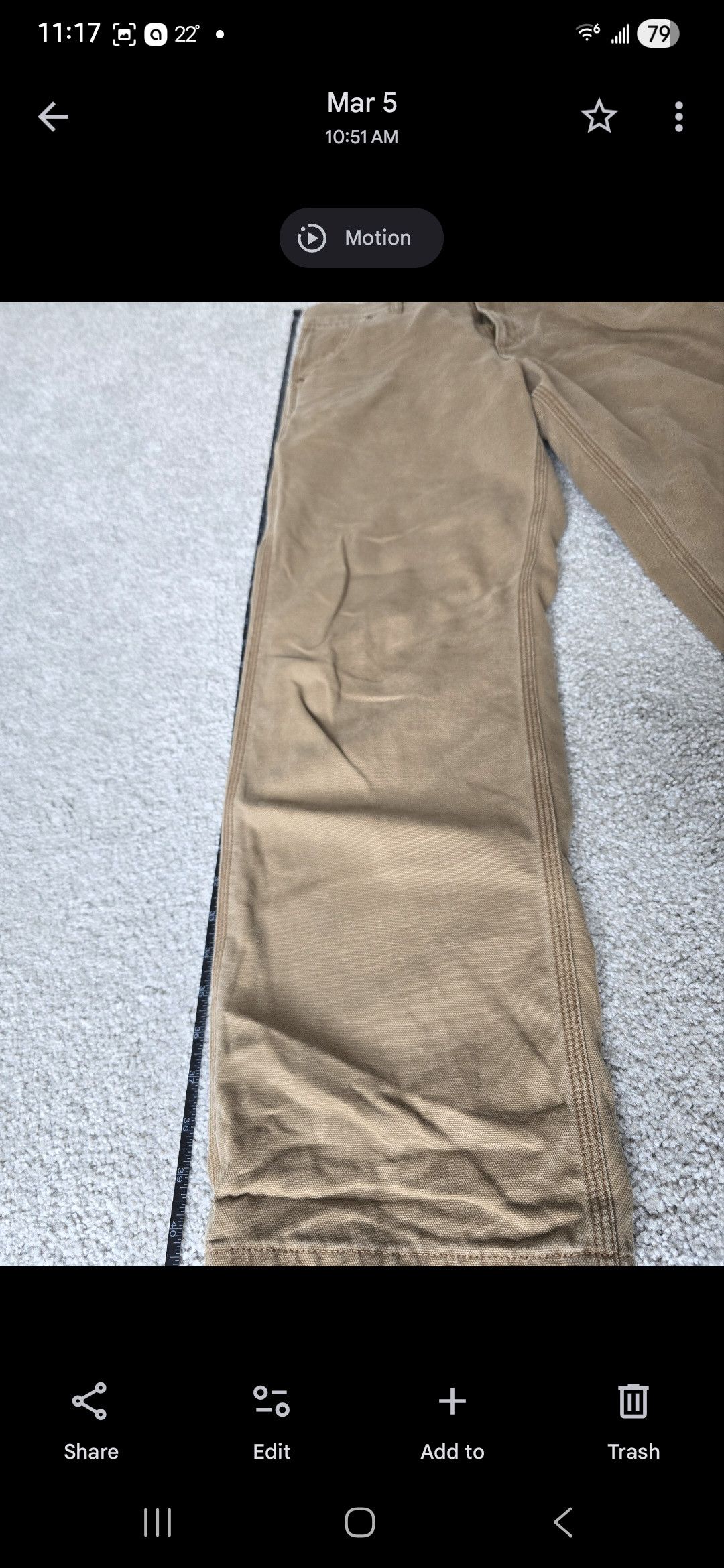 Orslow Orslow Painter Pants Brown Size 2 Good Condition Size US 32 / EU 48 - 5 Thumbnail