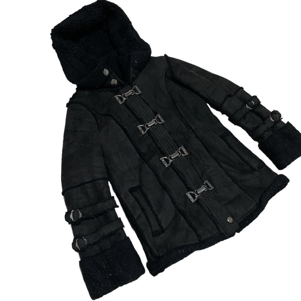 If Six Was Nine Egoist Suede Parka Fur Jacket Size US S / EU 44-46 / 1 - 2 Thumbnail