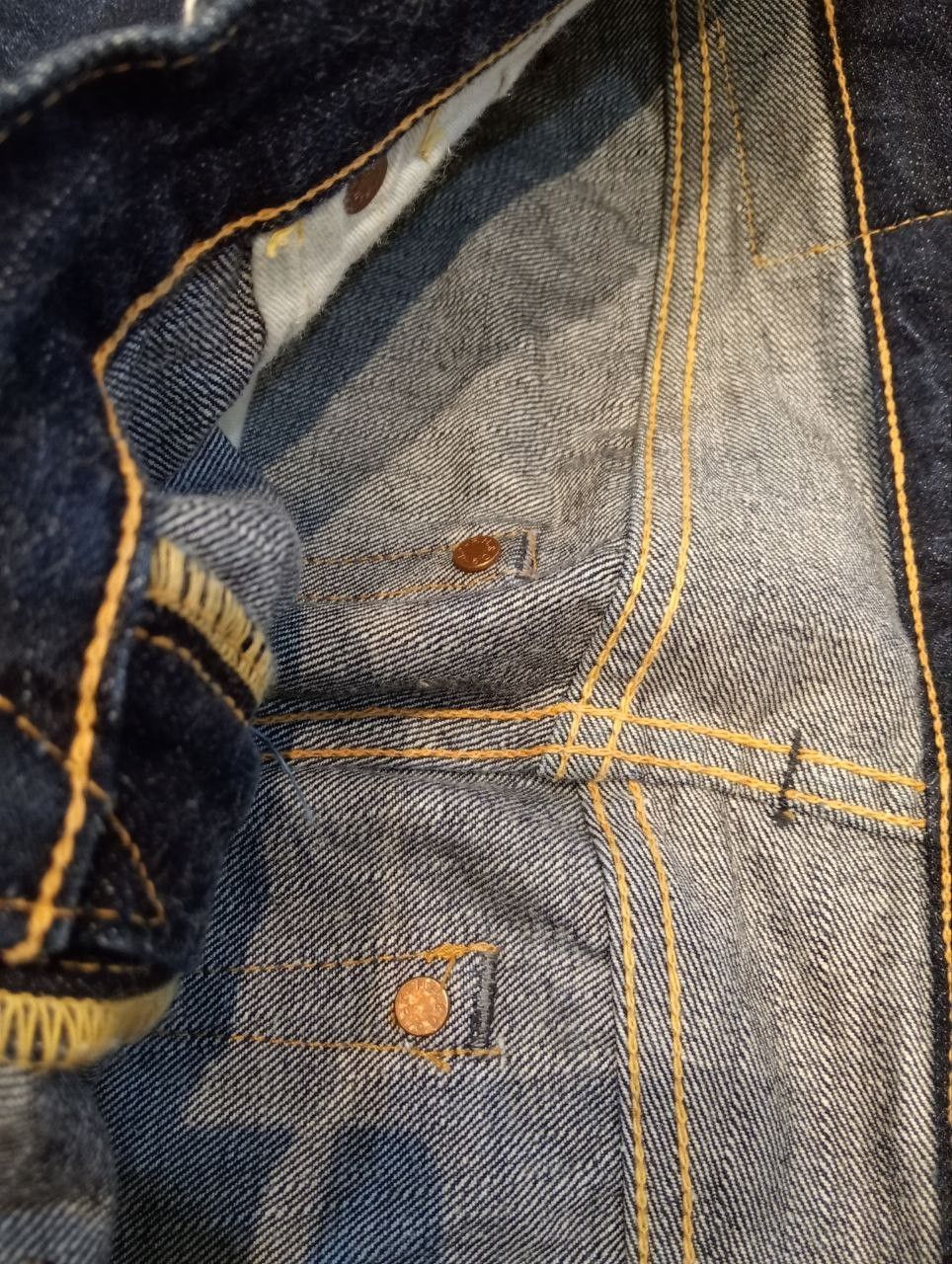 The Flat Head THE FLAT HEAD JAPAN BLUE DENIM FLARED PANTS Size US 36 / EU 52 - 8 Thumbnail