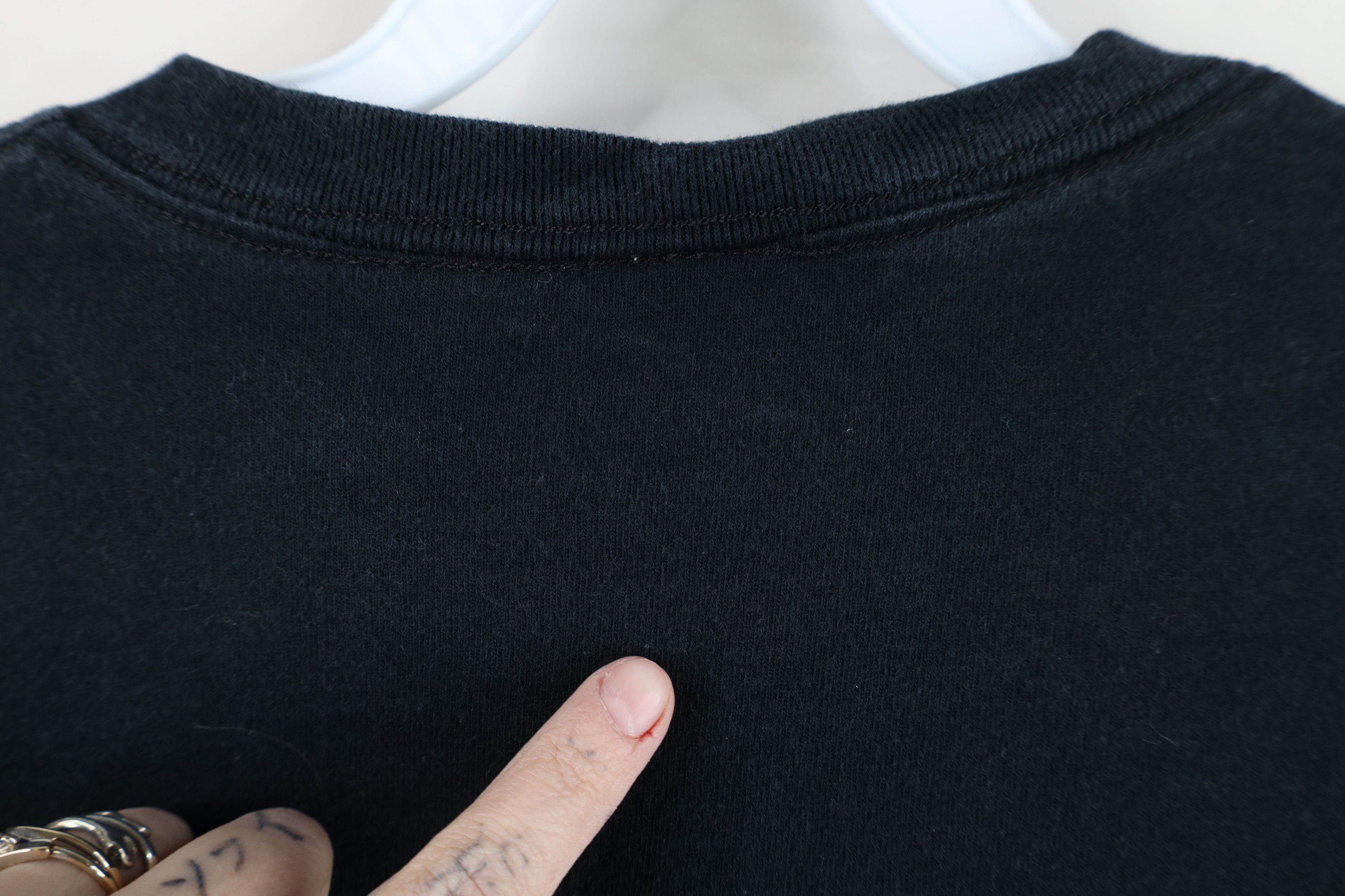 Vintage Vintage 90s Y2K Streetwear Short Sleeve T-Shirt Black Cotton Size US S / EU 44-46 / 1 - 9 Thumbnail