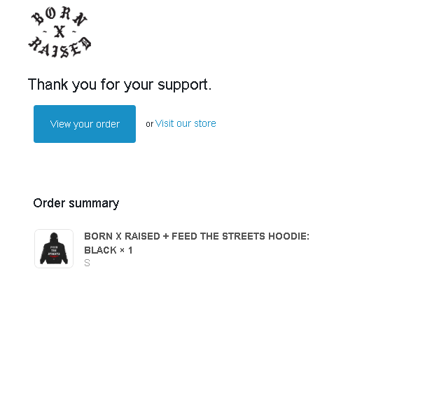 Born X Raised NEW RELEASE Born X Raised + FEED THE STREETS Hoodie Size US S / EU 44-46 / 1 - 5 Thumbnail