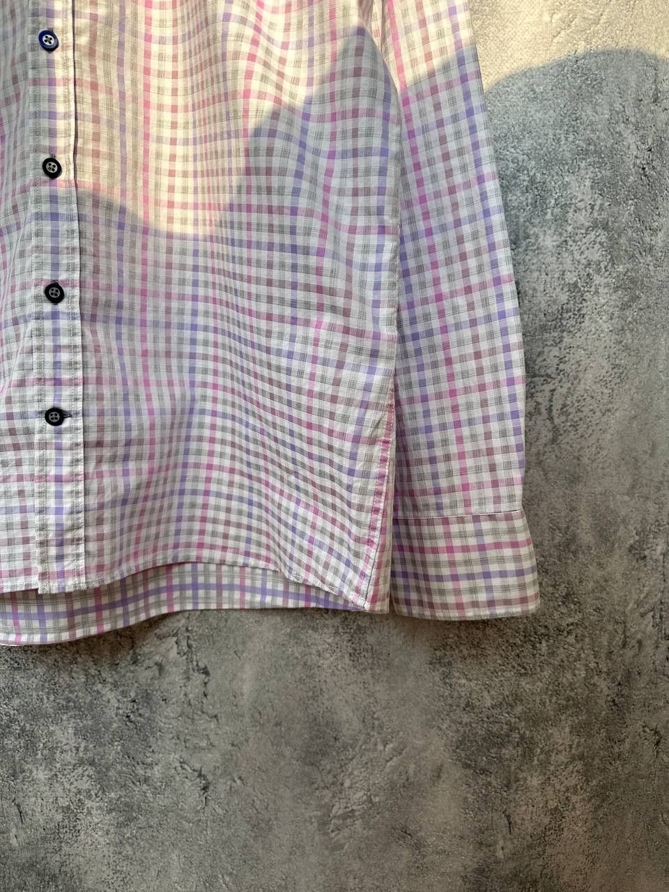 Balmain Balmain Paris Button Up Shirt Plaid Two Ply Cotton Size US XL / EU 56 / 4 - 9 Thumbnail