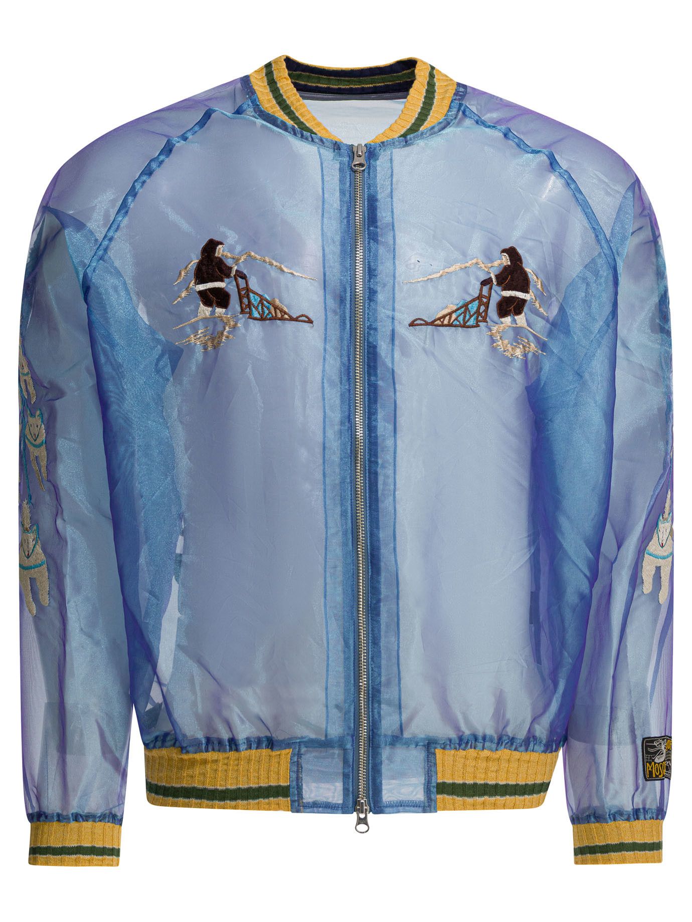 Kapital Kapital Sheer Pearl Mosquito Guard Bomber Jacket tag size 2 Men - USA Duties Paid Size US M / EU 48-50 / 2 - 1 Thumbnail