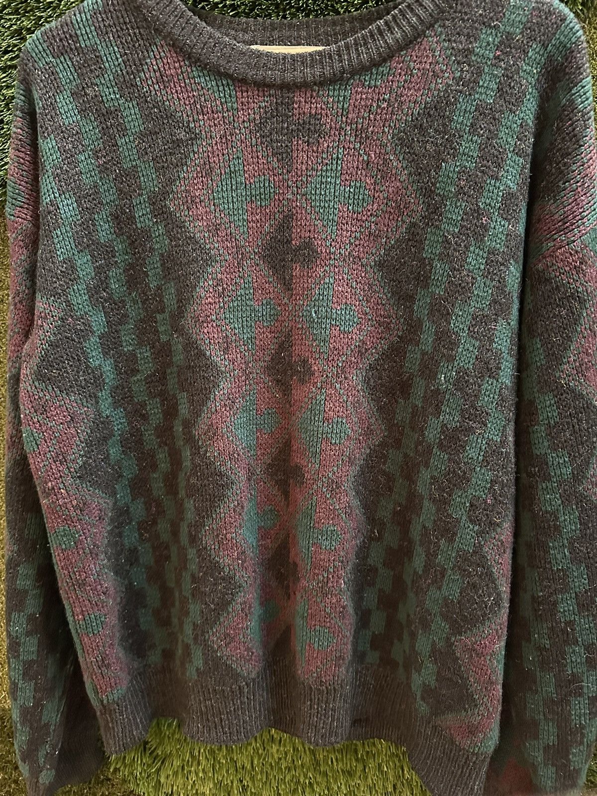 Vintage Vintage Protocol Abstract Sweater Medium Size US M / EU 48-50 / 2 - 4 Thumbnail