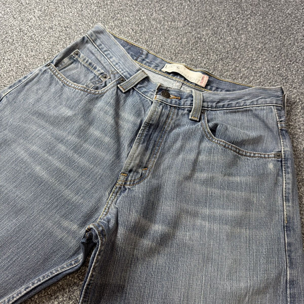 Hysteric Glamour Archives y2k Wide Leg Levis 569 Loose Fade Washed Denim Size US 29 - 3 Thumbnail