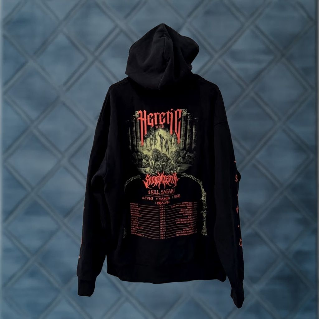 Vintage VINTAGE Marshmello SVDDEN Death Mellodeath Hoodie Mens L (Black) Pullover Sweatshirt Size US L / EU 52-54 / 3 - 1 Thumbnail