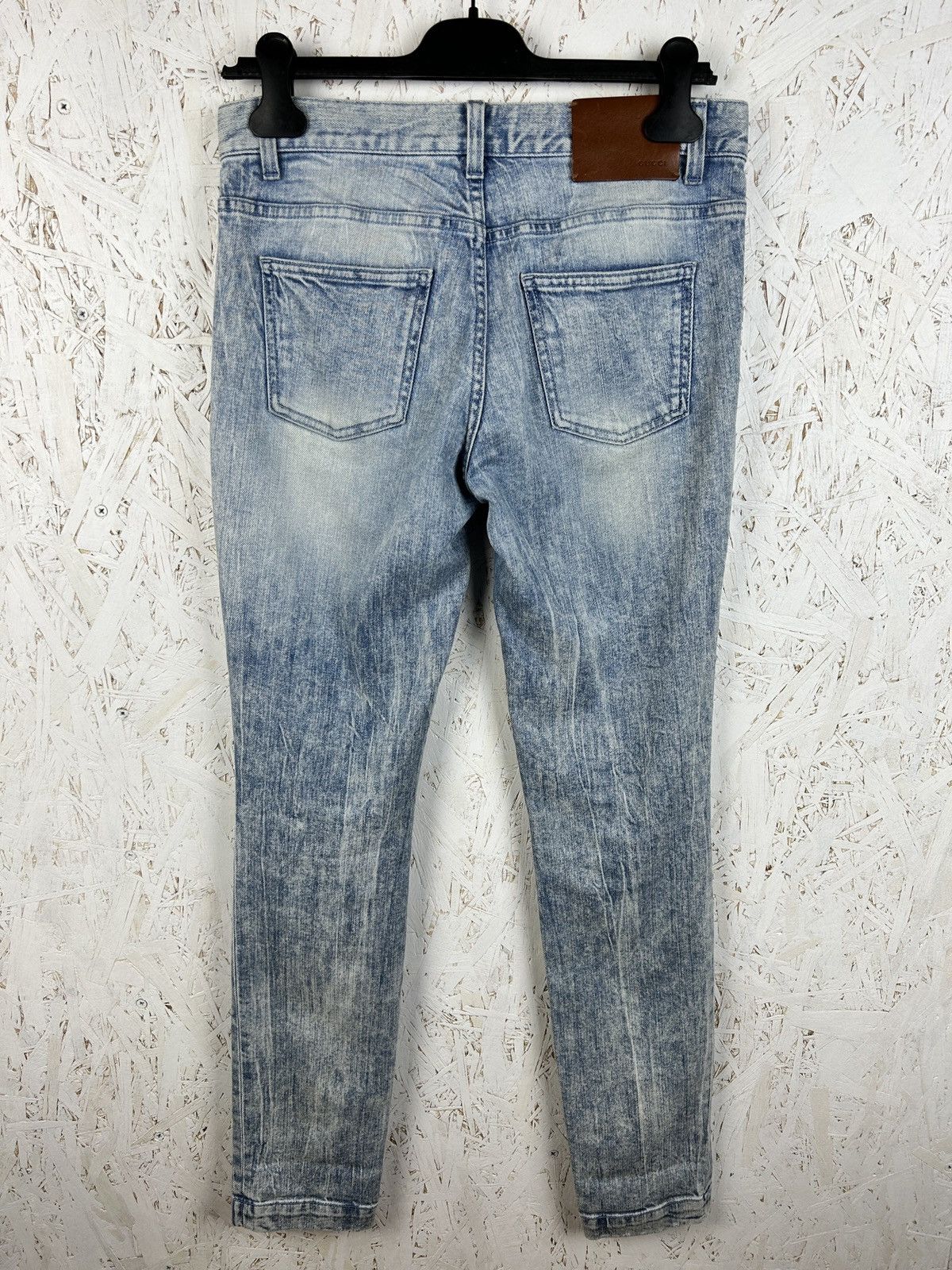 Gucci Gucci 60’s Skinny Flower Applique Denim Jeans Size 26" / US 2 / IT 38 - 8 Thumbnail