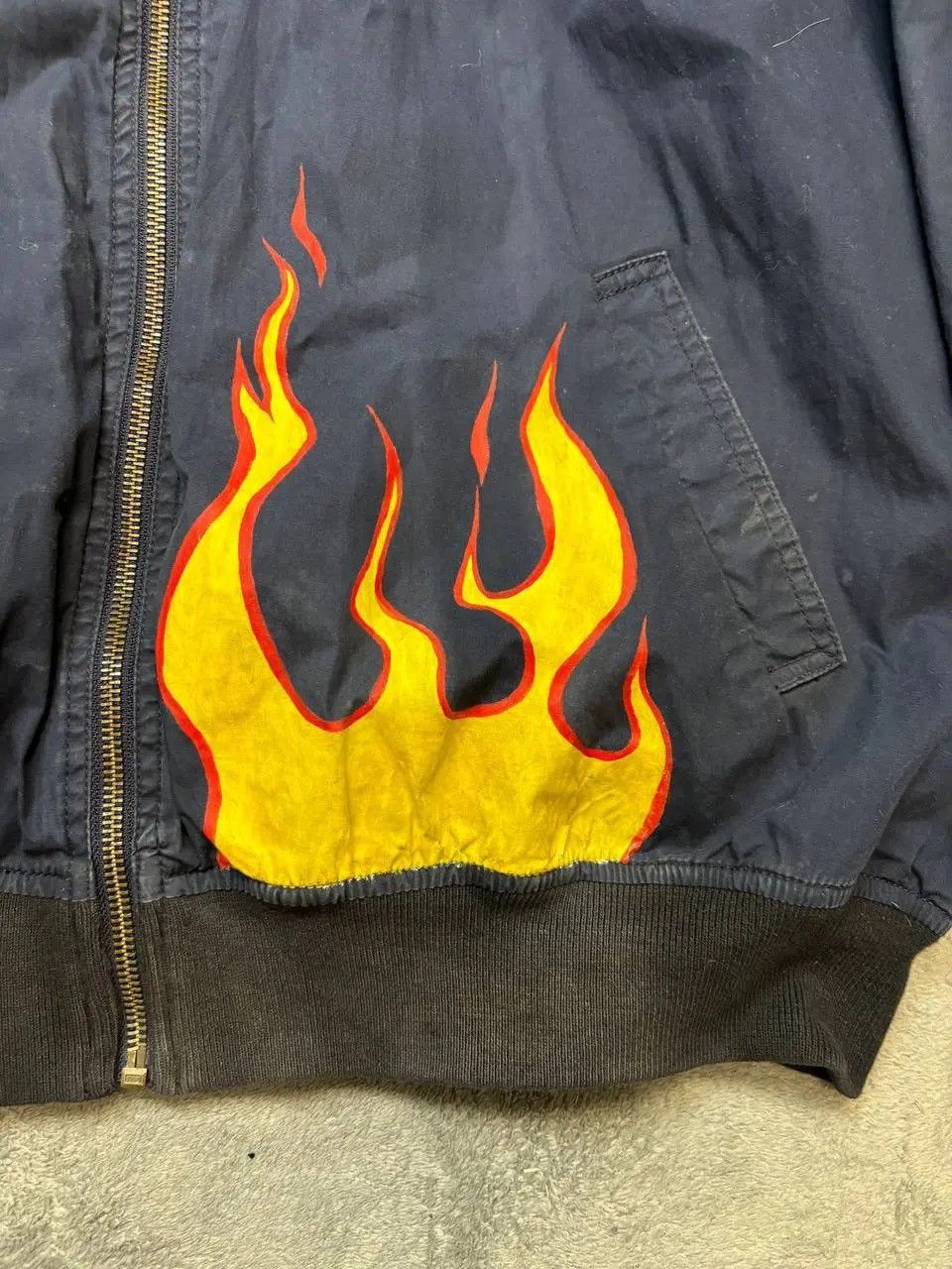 Polo Ralph Lauren × Vintage Vintage Polo Ralph Lauren sport custom faded flame jacket Size US L / EU 52-54 / 3 - 5 Thumbnail