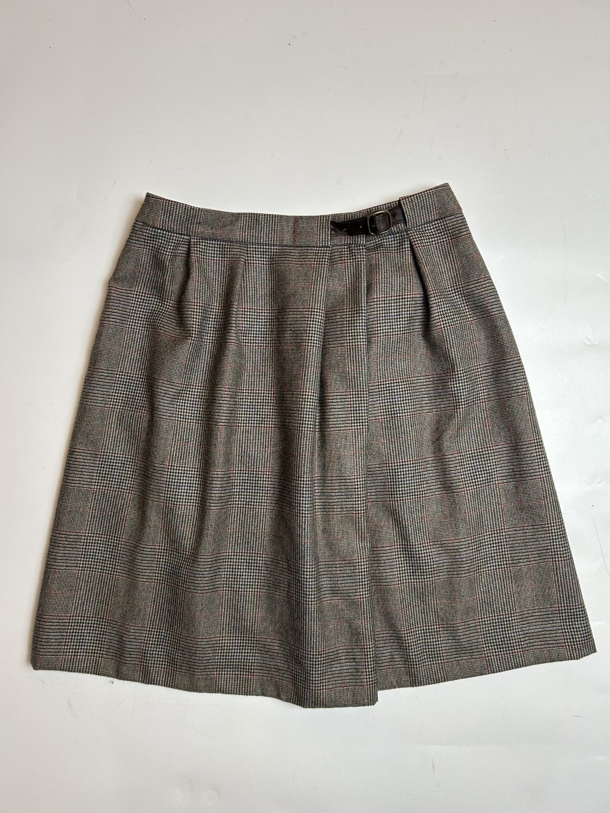 Designer × Mackintosh MACKINTOSH CHECKERED MINI SKIRT Size 28" / US 6 / IT 42 - 2 Thumbnail