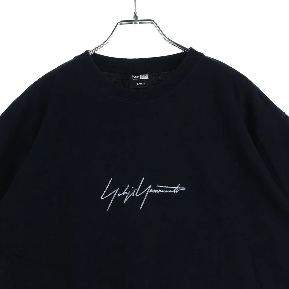 Yohji Yamamoto Yohji Yamaha POUR HOMME x New Era logo sleeve t-shirt Size US L / EU 52-54 / 3 - 3 Thumbnail