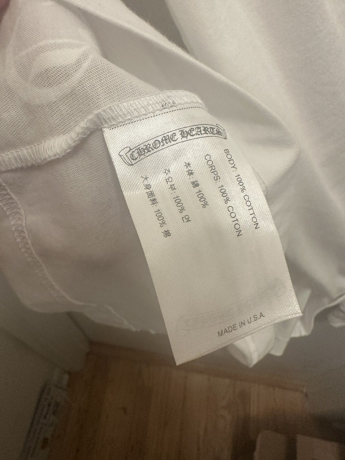 Chrome Hearts Chrome Hearts Love You Neck Logo Long Sleeve Tee XXL Size US XXL / EU 58 / 5 - 6 Thumbnail
